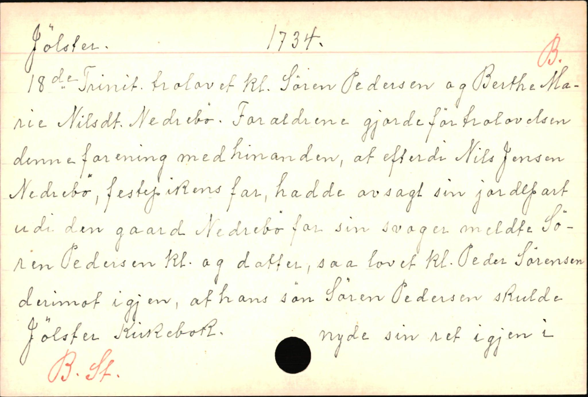 Haugen, Johannes - lærer, AV/SAB-SAB/PA-0036/01/L0001: Om klokkere og lærere, 1521-1904, p. 6815