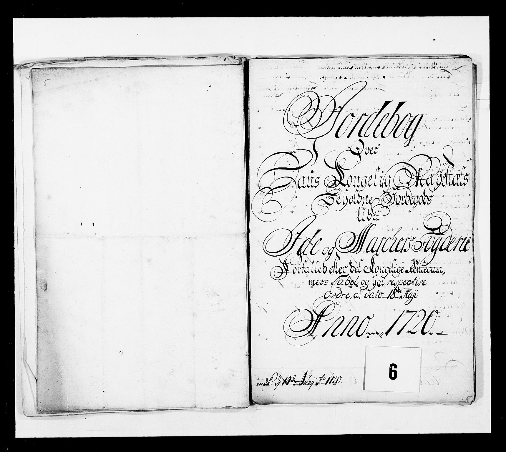 Stattholderembetet 1572-1771, AV/RA-EA-2870/Ek/L0038/0001: Jordebøker o.a. 1720-1728 vedkommende krongodset: / Krongods i Akershus bispedømme og Kristiansand bispedømme, 1720-1722, p. 34