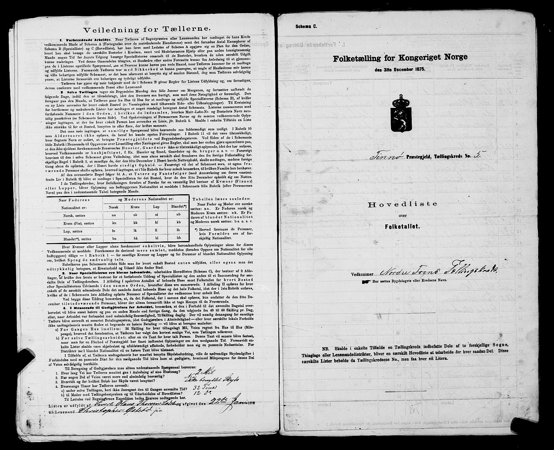 SAST, 1875 census for 1141P Finnøy, 1875, p. 12