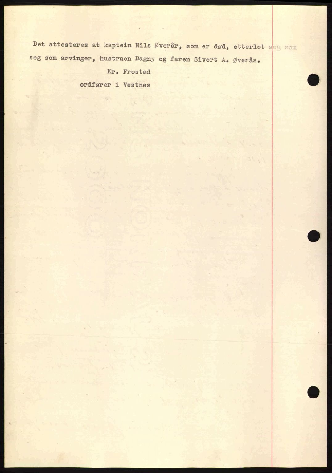 Romsdal sorenskriveri, AV/SAT-A-4149/1/2/2C: Mortgage book no. A10, 1941-1941, Diary no: : 1207/1941