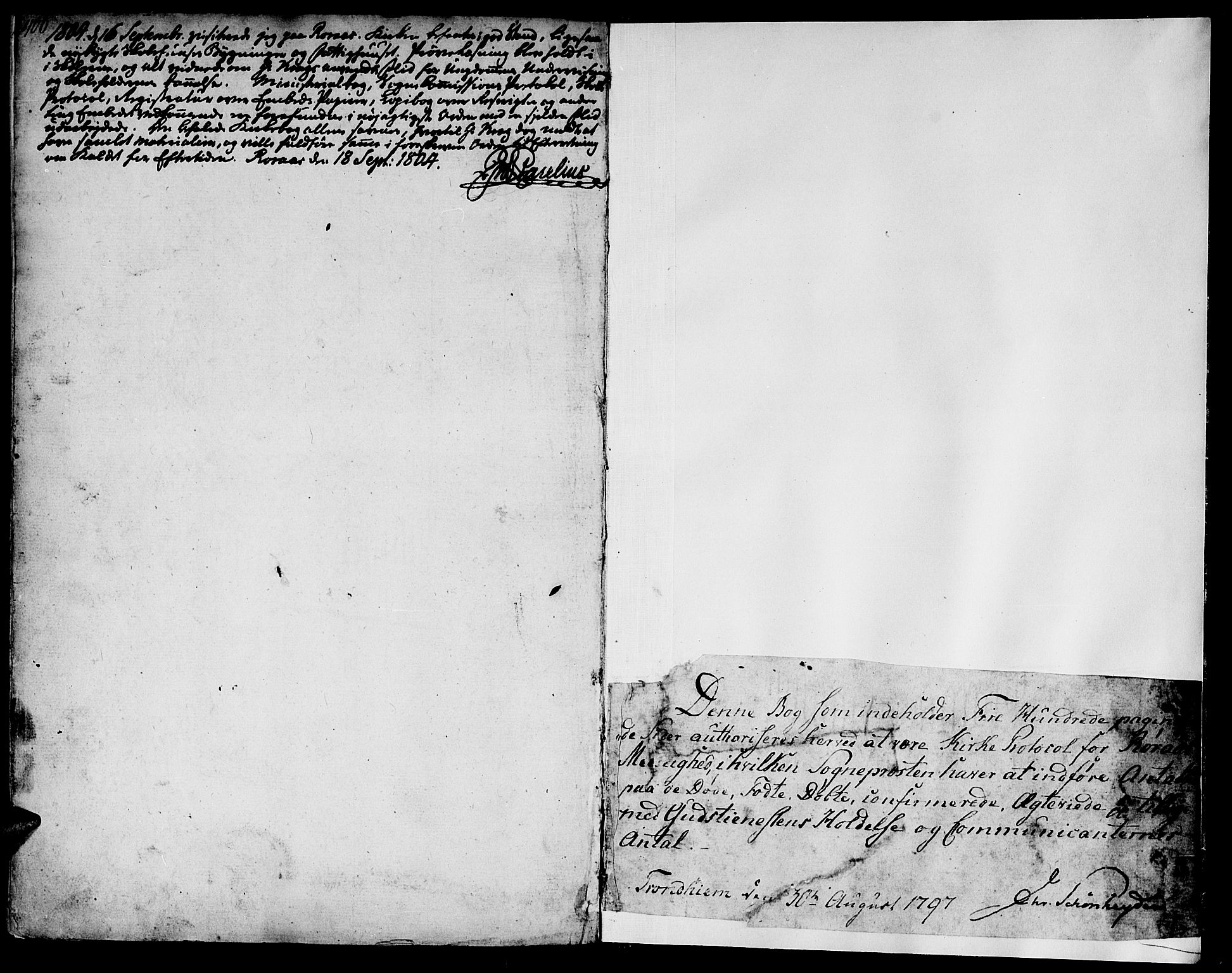 Ministerialprotokoller, klokkerbøker og fødselsregistre - Sør-Trøndelag, SAT/A-1456/681/L0927: Parish register (official) no. 681A05, 1798-1808, p. 400-401