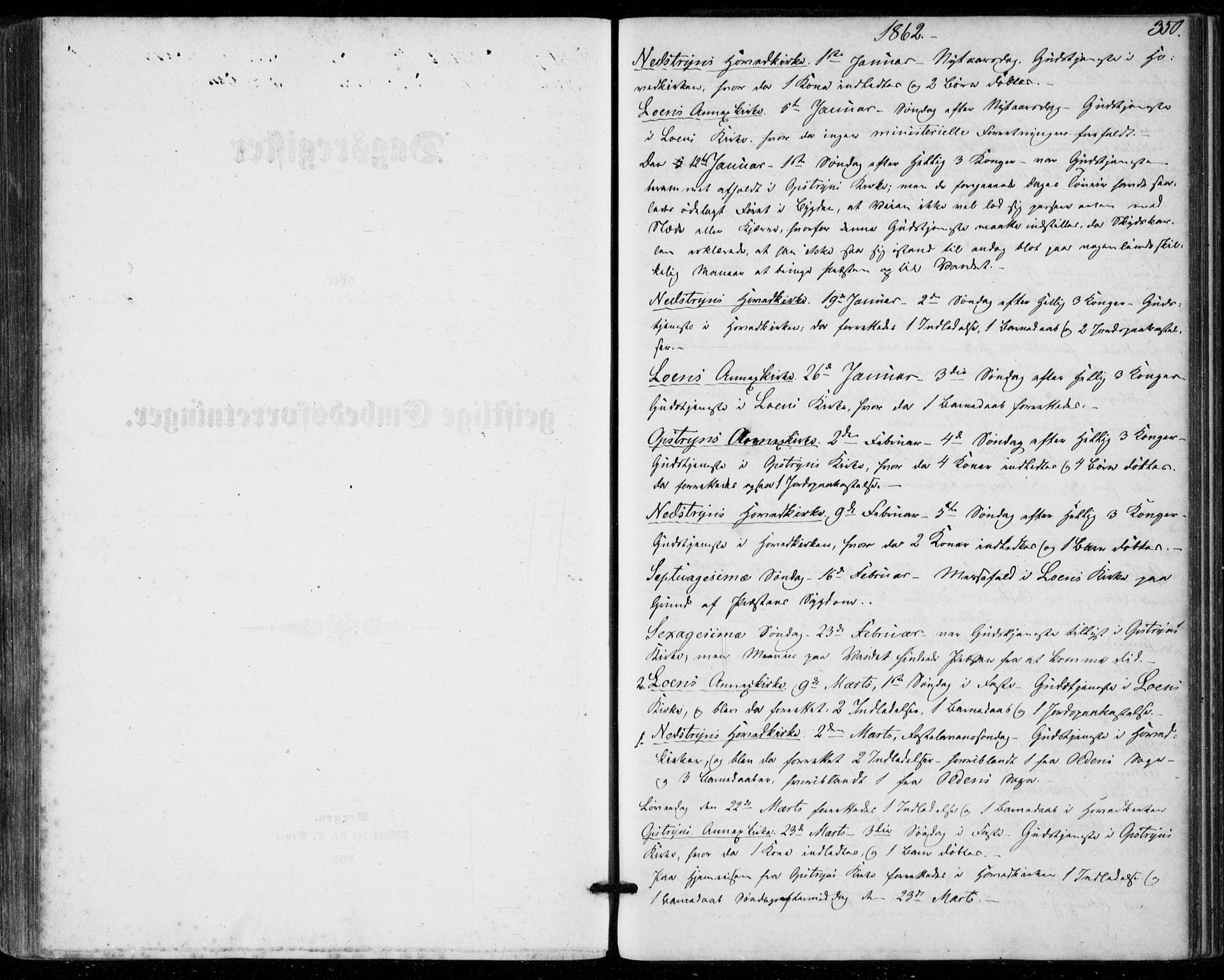 Stryn Sokneprestembete, AV/SAB-A-82501: Parish register (official) no. A 3, 1862-1877, p. 350