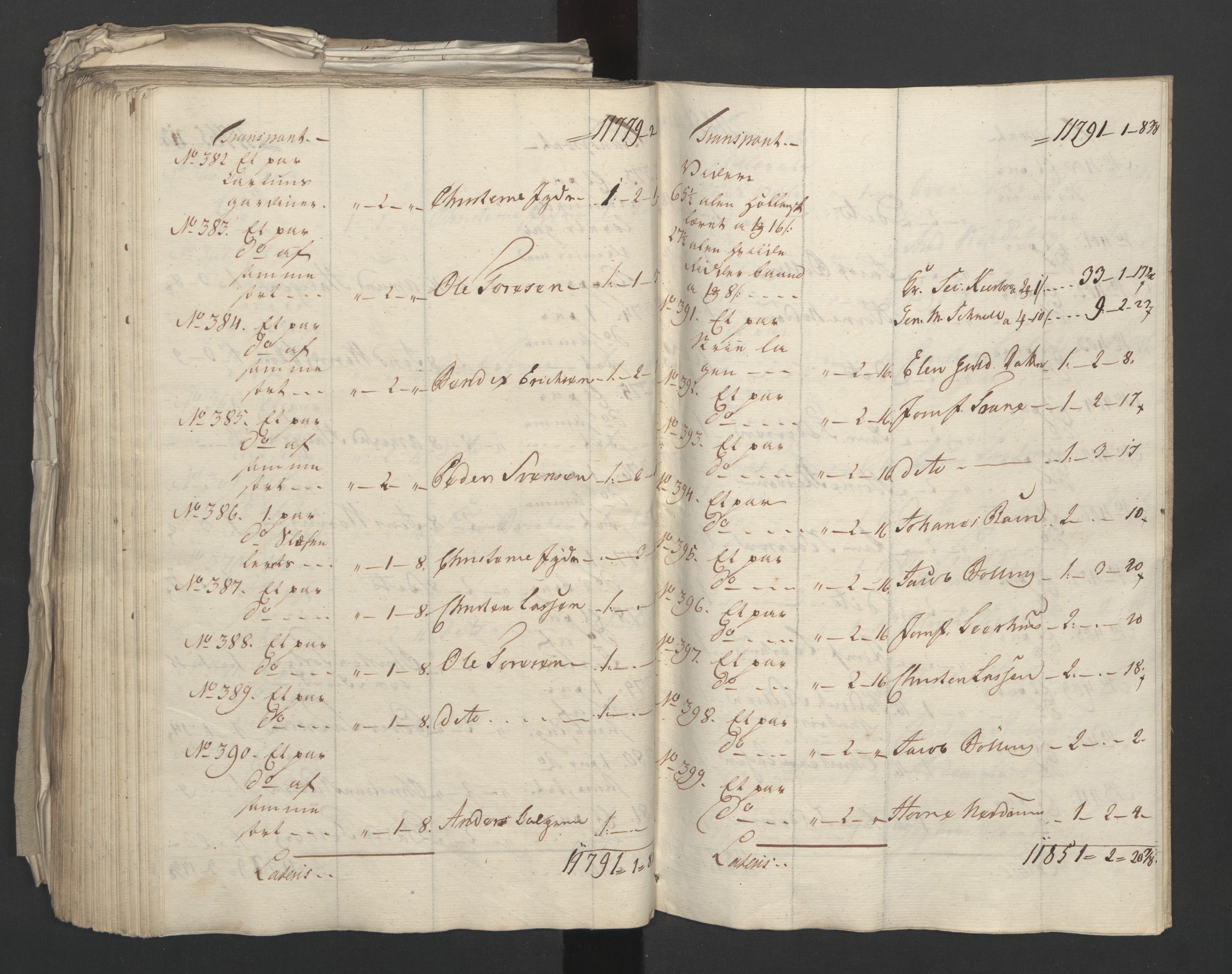 Forsvaret, Generalauditøren, AV/RA-RAFA-1772/F/Fj/Fja/L0022: --, 1733-1821, p. 108