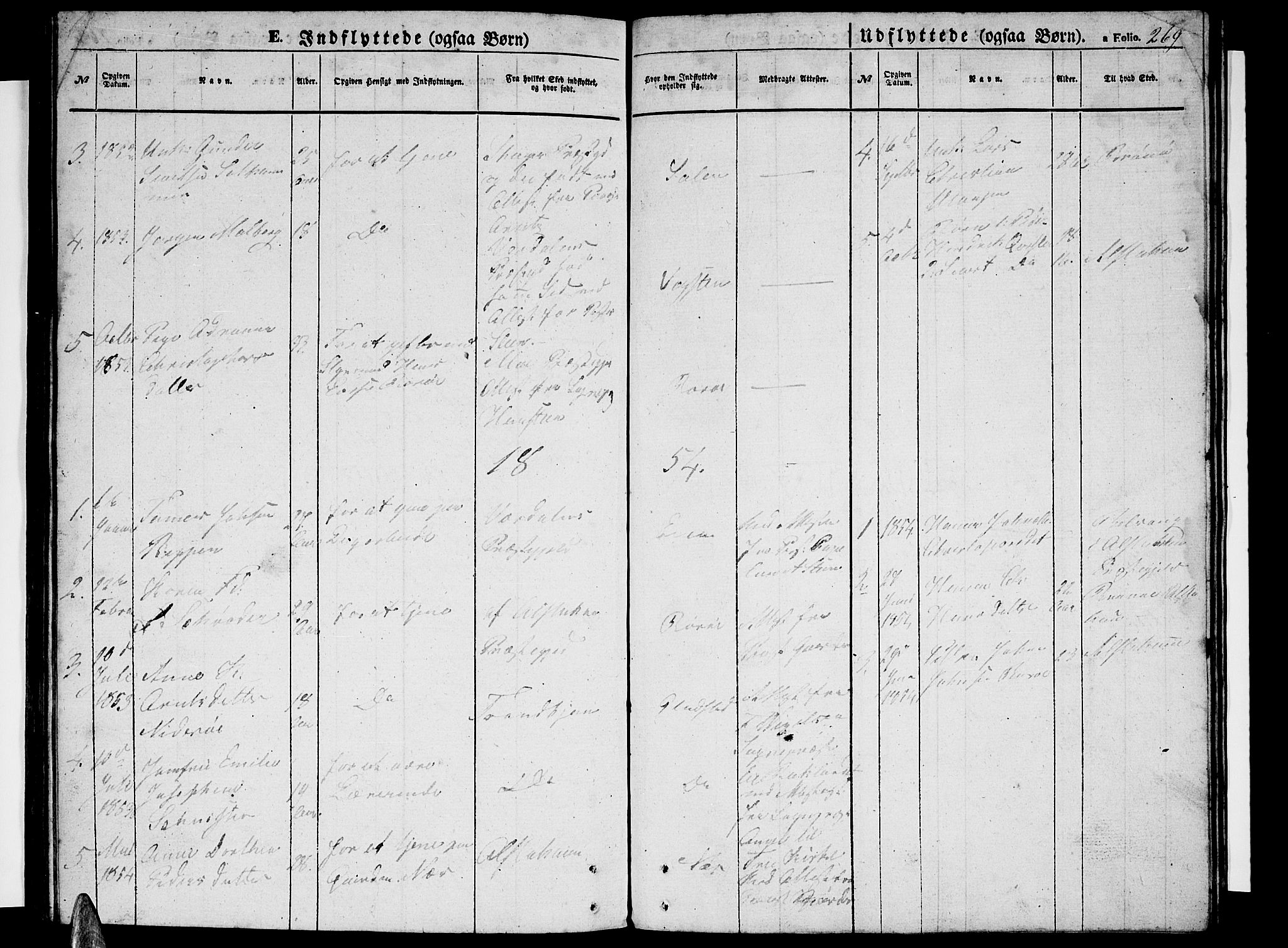 Ministerialprotokoller, klokkerbøker og fødselsregistre - Nordland, AV/SAT-A-1459/816/L0251: Parish register (copy) no. 816C01, 1852-1870, p. 269