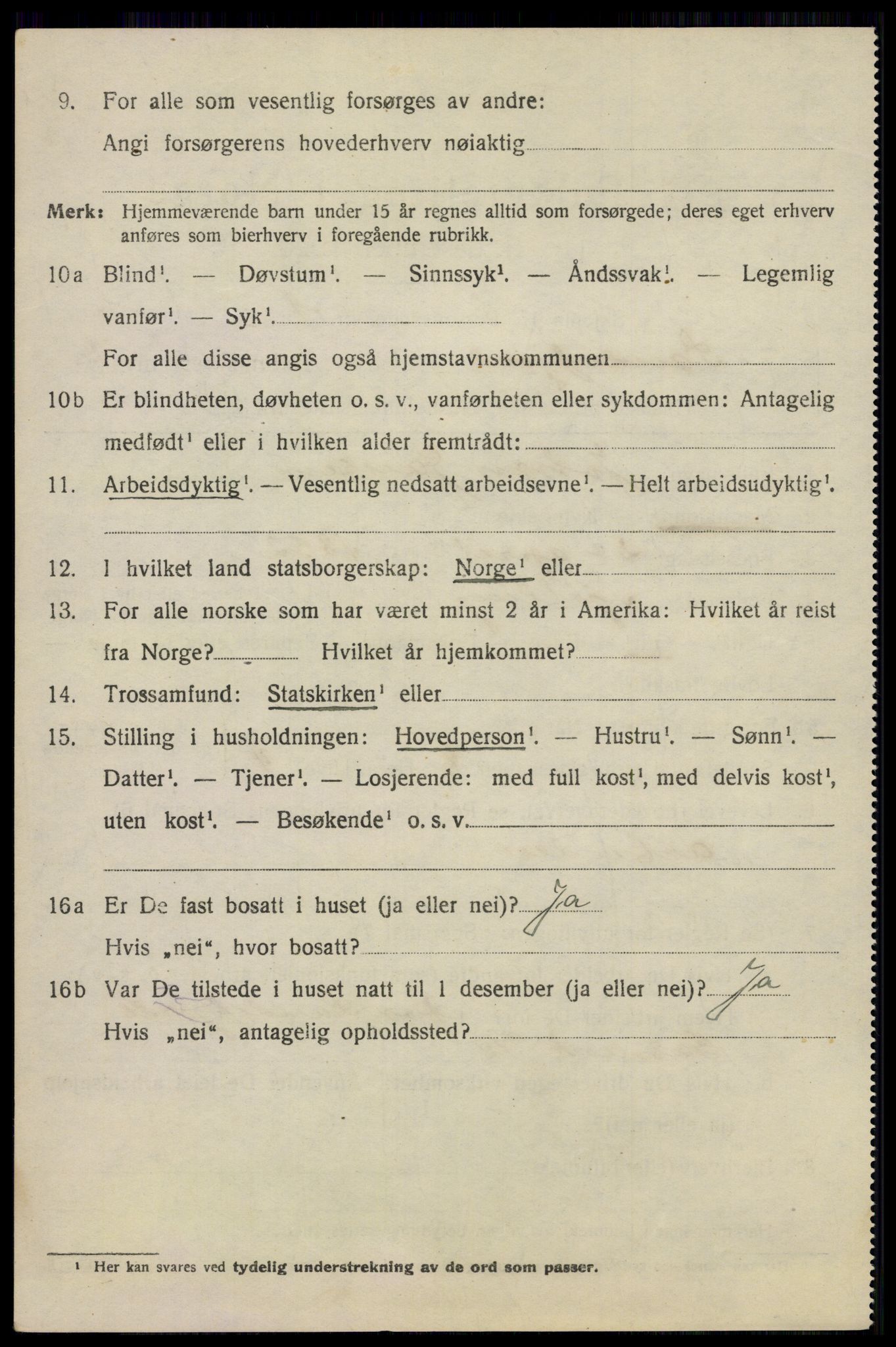 SAKO, 1920 census for Sandefjord, 1920, p. 11099