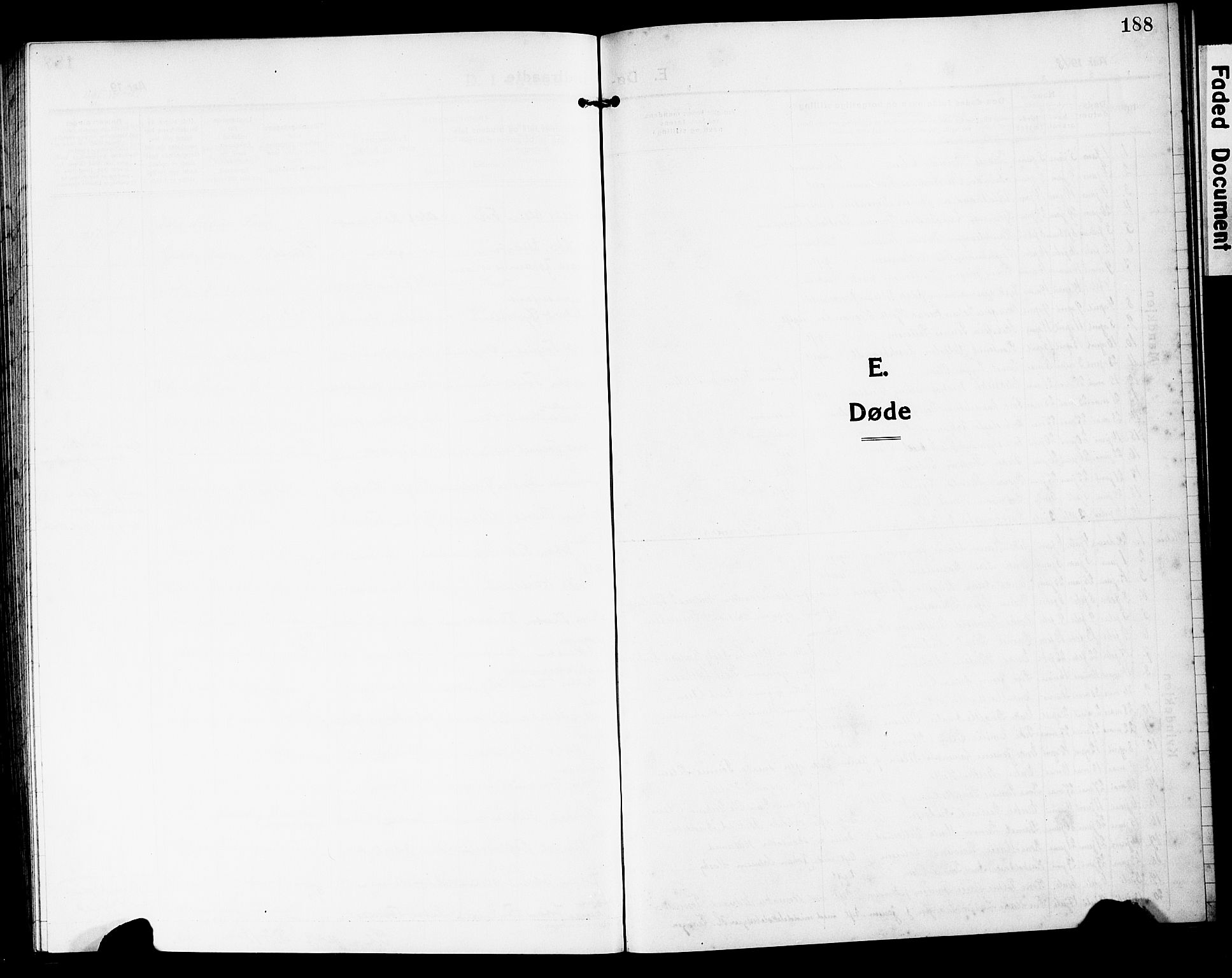 Mandal sokneprestkontor, SAK/1111-0030/F/Fb/Fbc/L0001: Parish register (copy) no. B 1, 1918-1931, p. 188