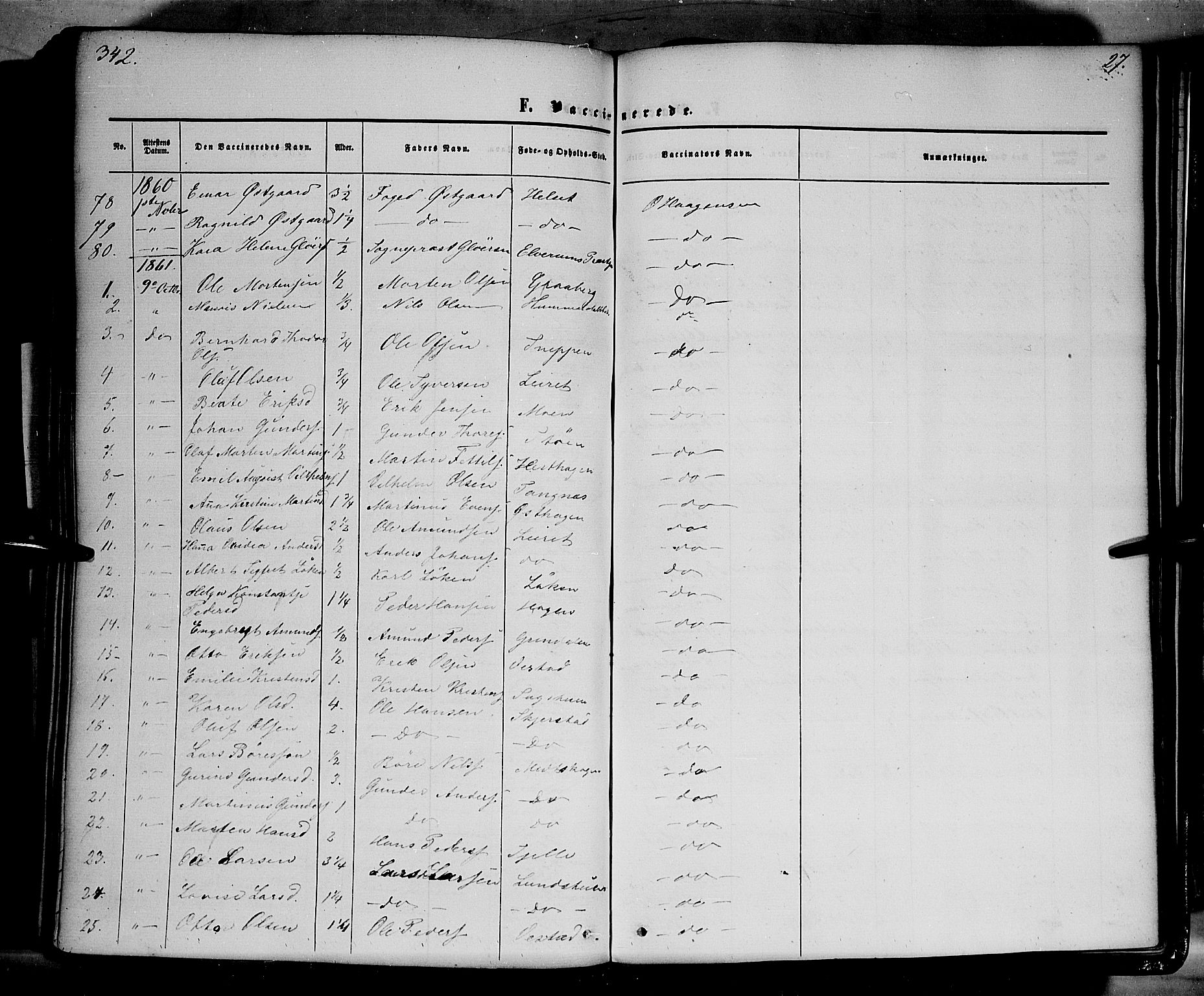 Elverum prestekontor, AV/SAH-PREST-044/H/Ha/Haa/L0010: Parish register (official) no. 10, 1857-1868, p. 342