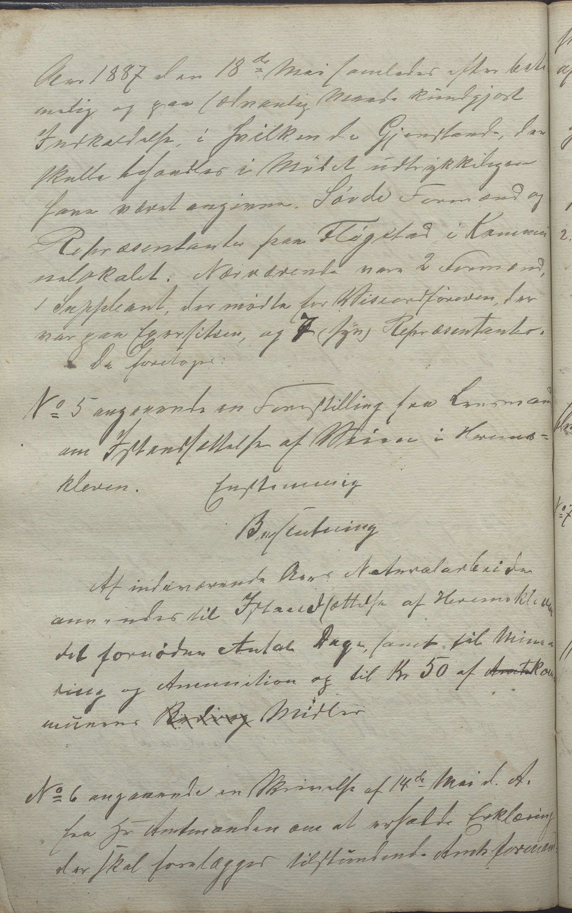 Sauda kommune - Formannskapet/sentraladministrasjonen, IKAR/K-100597/A/Aa/L0001: Møtebok, 1838-1888, p. 261b