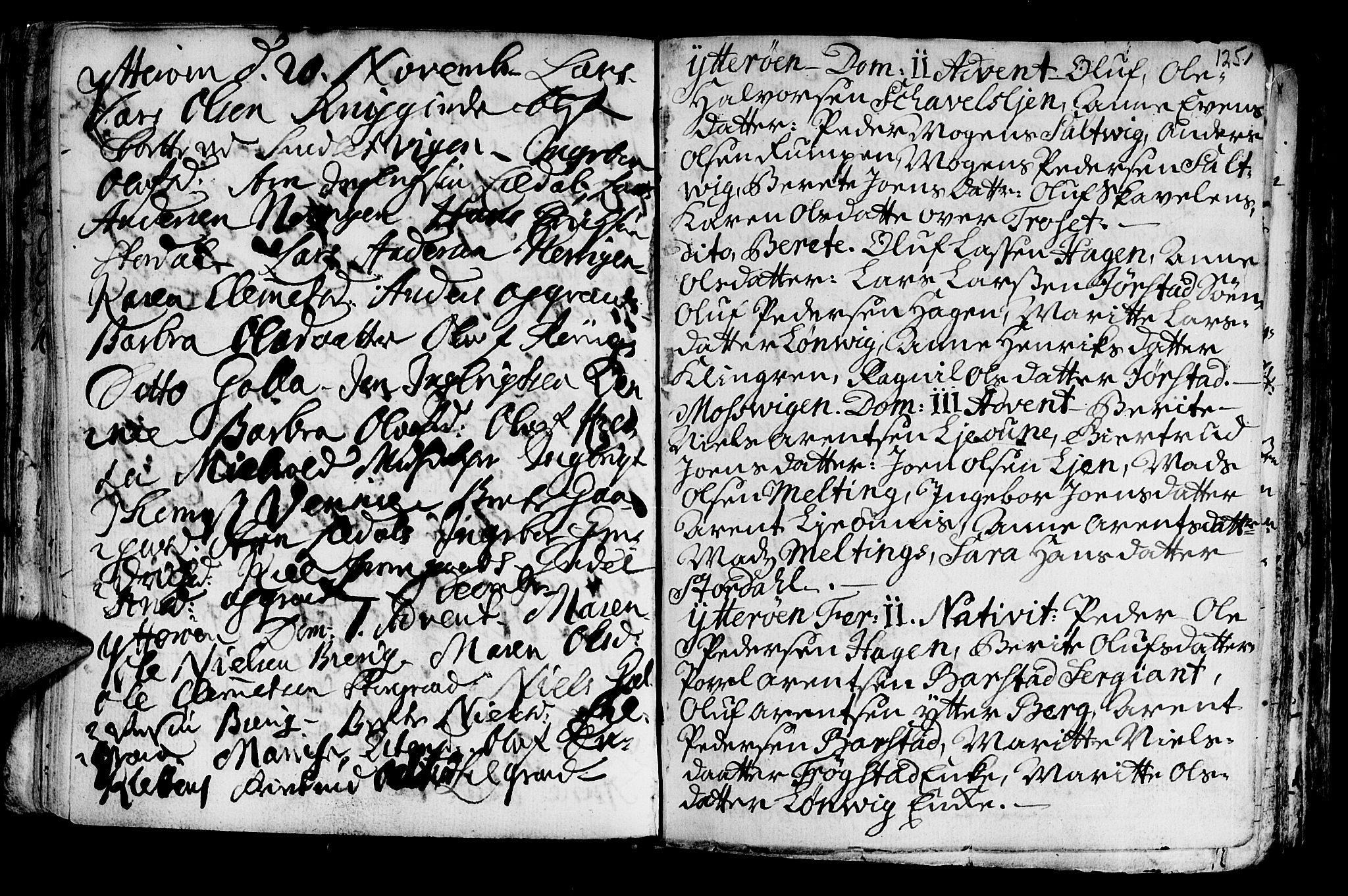 Ministerialprotokoller, klokkerbøker og fødselsregistre - Nord-Trøndelag, SAT/A-1458/722/L0215: Parish register (official) no. 722A02, 1718-1755, p. 125