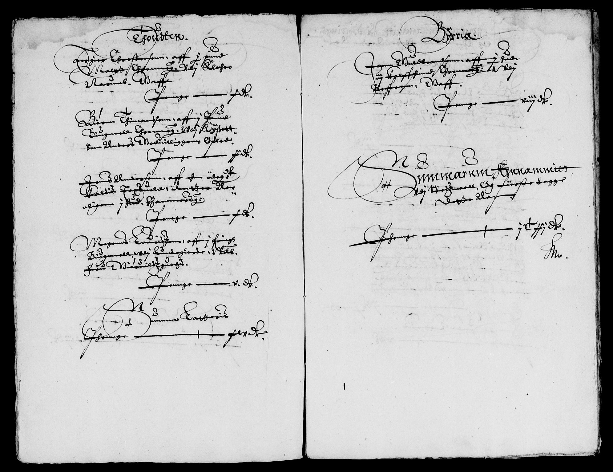 Rentekammeret inntil 1814, Reviderte regnskaper, Lensregnskaper, AV/RA-EA-5023/R/Rb/Rba/L0114: Akershus len, 1633-1634