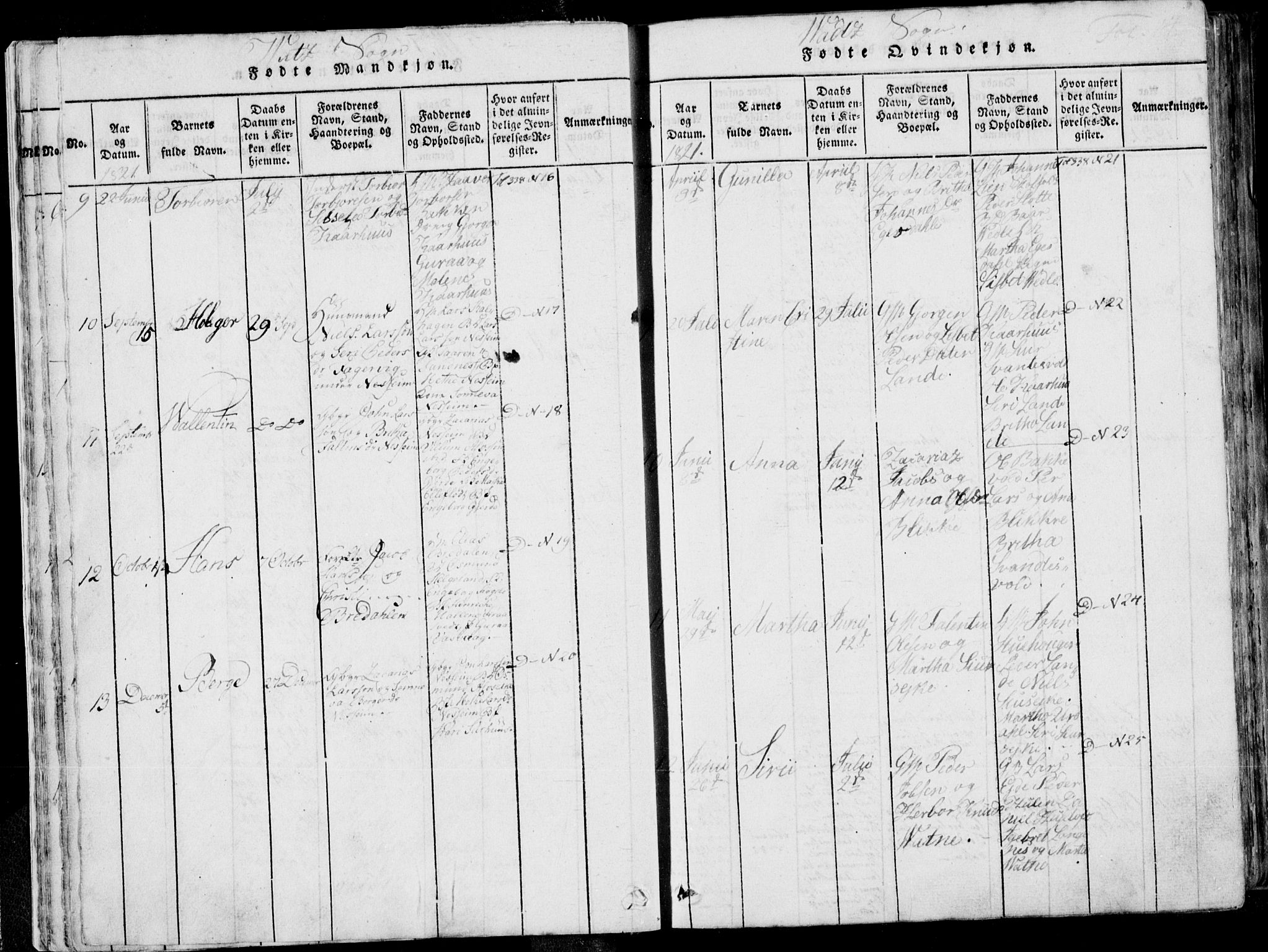 Skjold sokneprestkontor, AV/SAST-A-101847/H/Ha/Haa/L0004: Parish register (official) no. A 4 /2, 1815-1830, p. 14