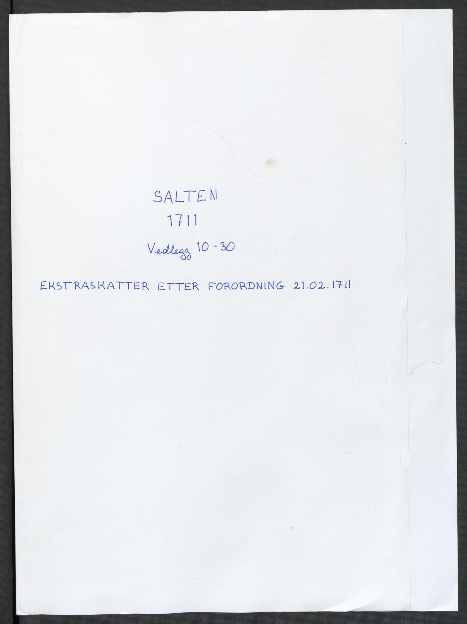 Rentekammeret inntil 1814, Reviderte regnskaper, Fogderegnskap, RA/EA-4092/R66/L4582: Fogderegnskap Salten, 1711-1712, p. 135