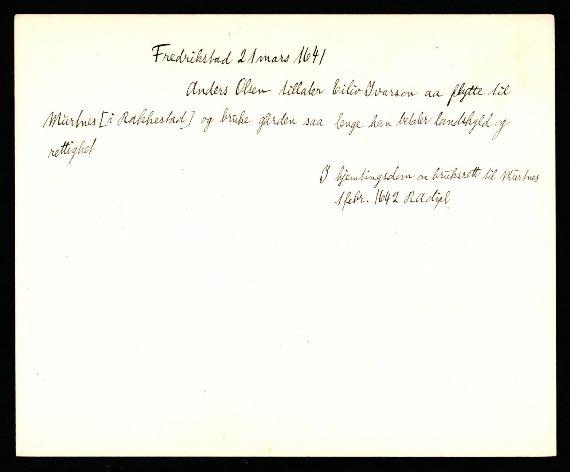 Riksarkivets diplomsamling, AV/RA-EA-5965/F35/F35b/L0008: Riksarkivets diplomer, seddelregister, 1635-1646, p. 423