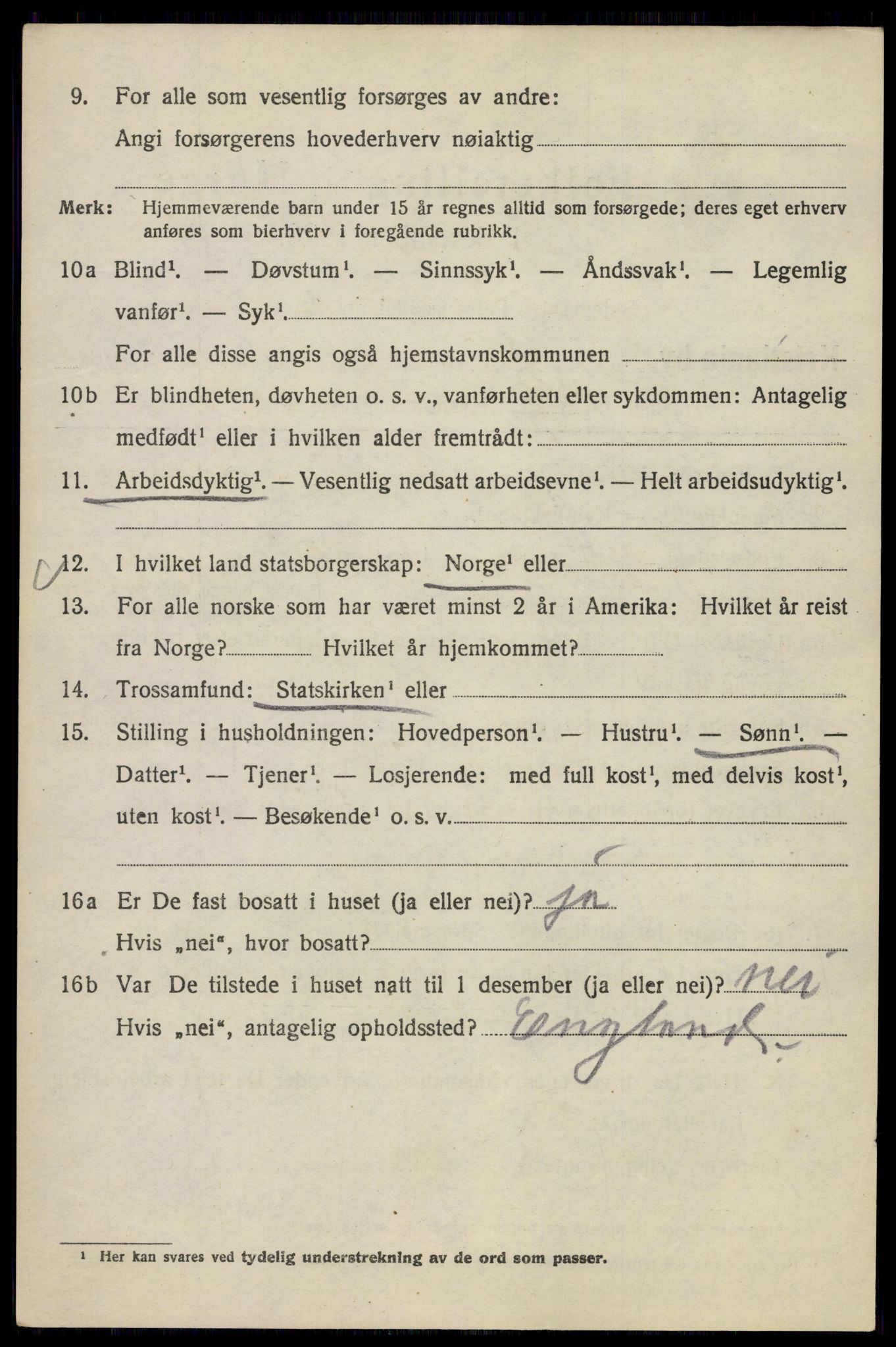 SAO, 1920 census for Kristiania, 1920, p. 267640