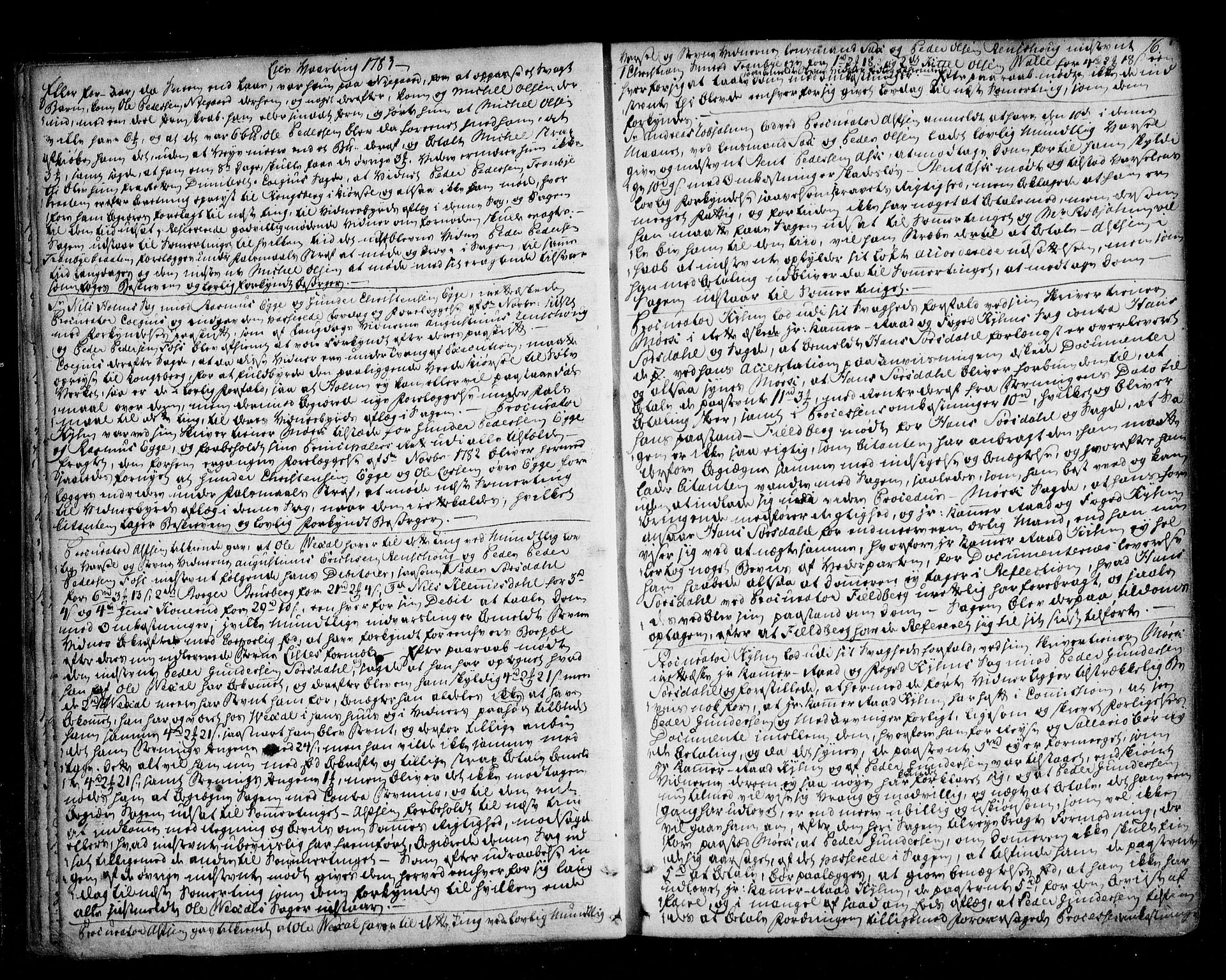 Lier, Røyken og Hurum sorenskriveri, AV/SAKO-A-89/F/Fa/L0058: Tingbok, 1782-1788, p. 16