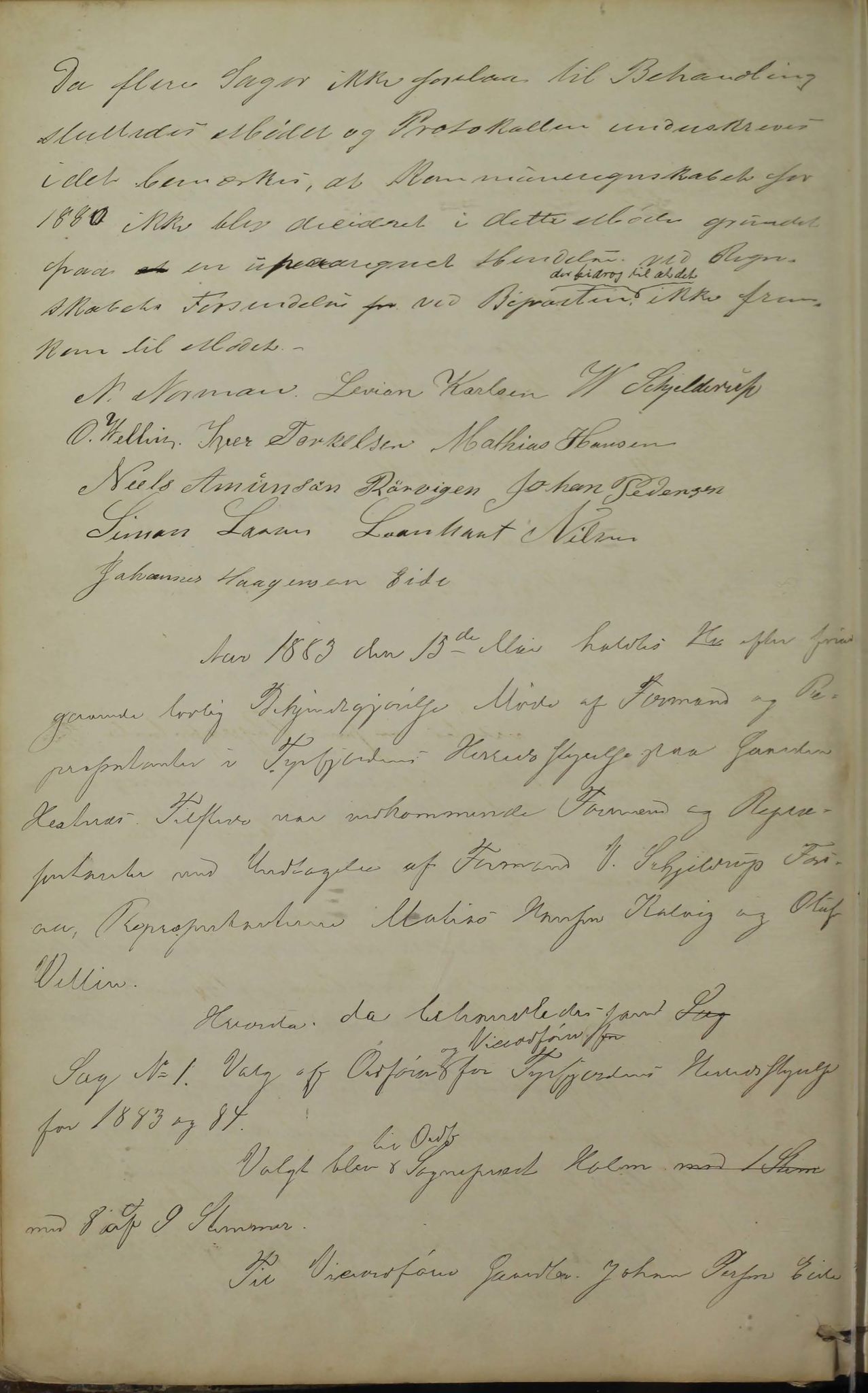 Tysfjord kommune. Formannskapet, AIN/K-18500.150/100/L0001: Forhandlingsprotokoll for Tysfjordens formandskab, 1869-1895, p. 82b