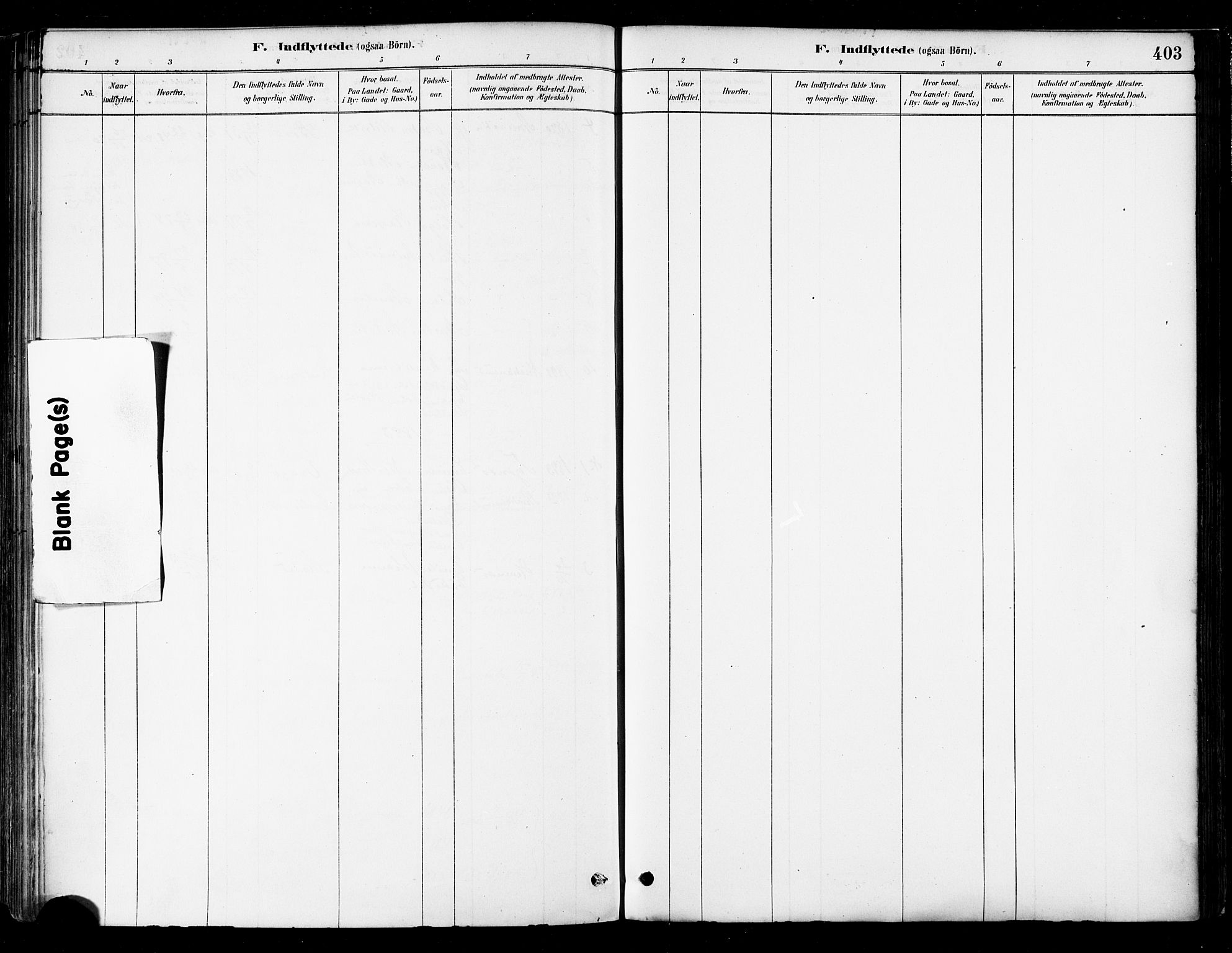 Ministerialprotokoller, klokkerbøker og fødselsregistre - Nordland, SAT/A-1459/802/L0054: Parish register (official) no. 802A01, 1879-1893, p. 403