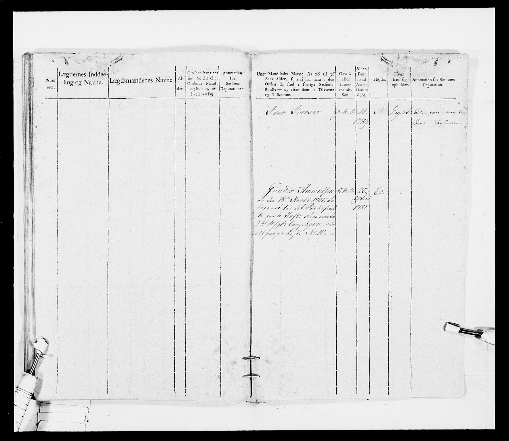 Generalitets- og kommissariatskollegiet, Det kongelige norske kommissariatskollegium, AV/RA-EA-5420/E/Eh/L0030a: Sønnafjelske gevorbne infanteriregiment, 1807, p. 352