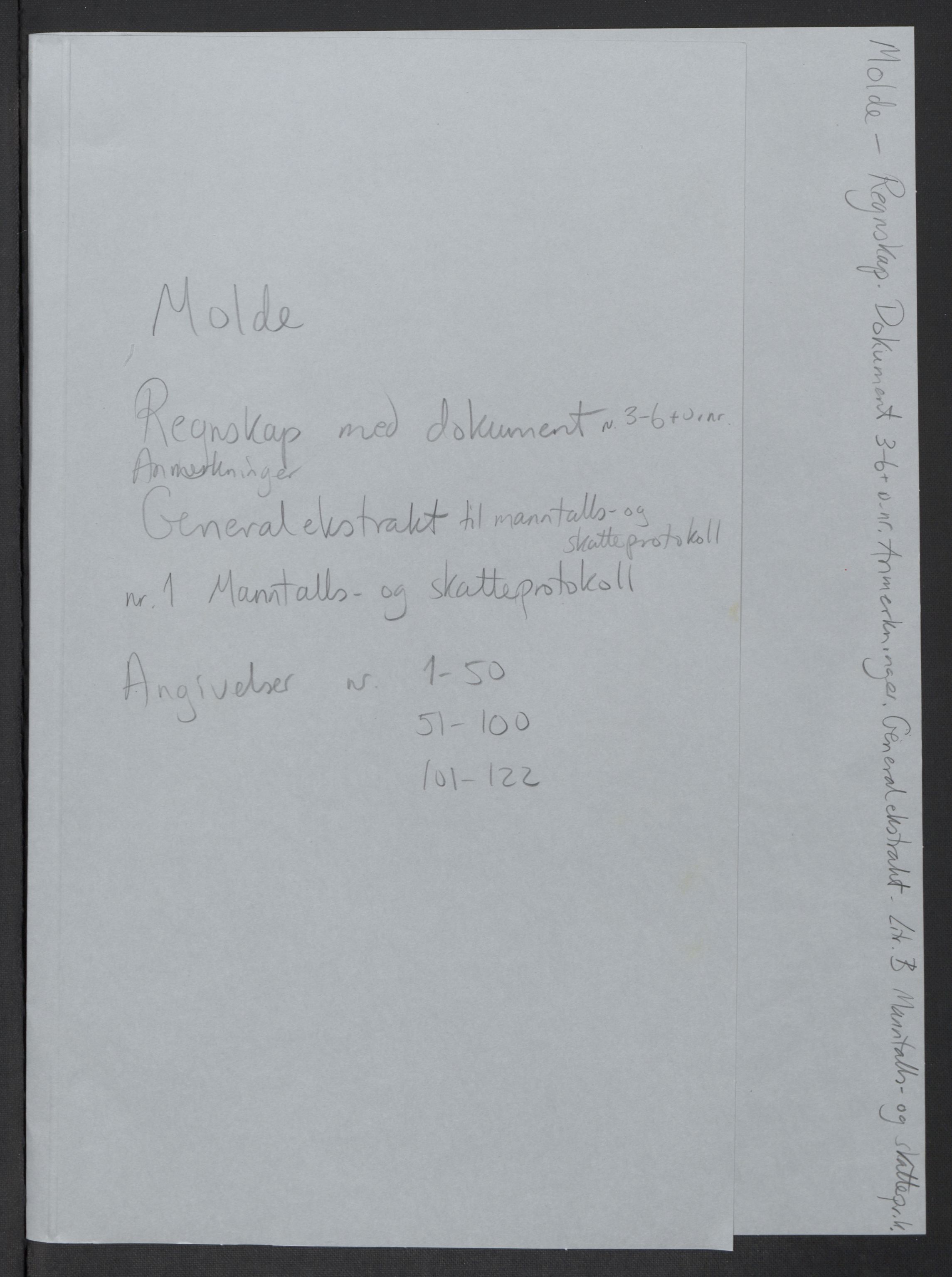 Rentekammeret inntil 1814, Reviderte regnskaper, Mindre regnskaper, RA/EA-4068/Rf/Rfe/L0024: Modum Blåfarvevverk, Molde, Moss, 1789, p. 31