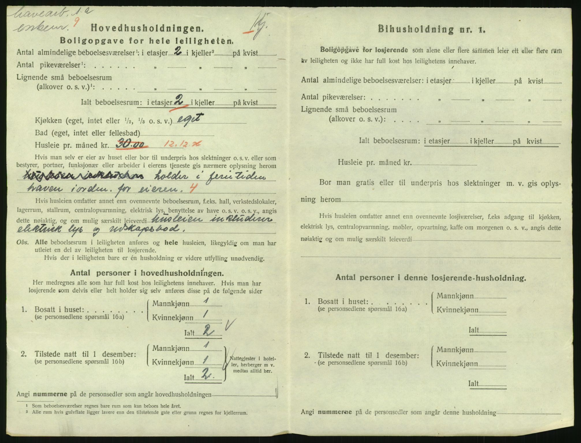 SAO, 1920 census for Kristiania, 1920, p. 113912