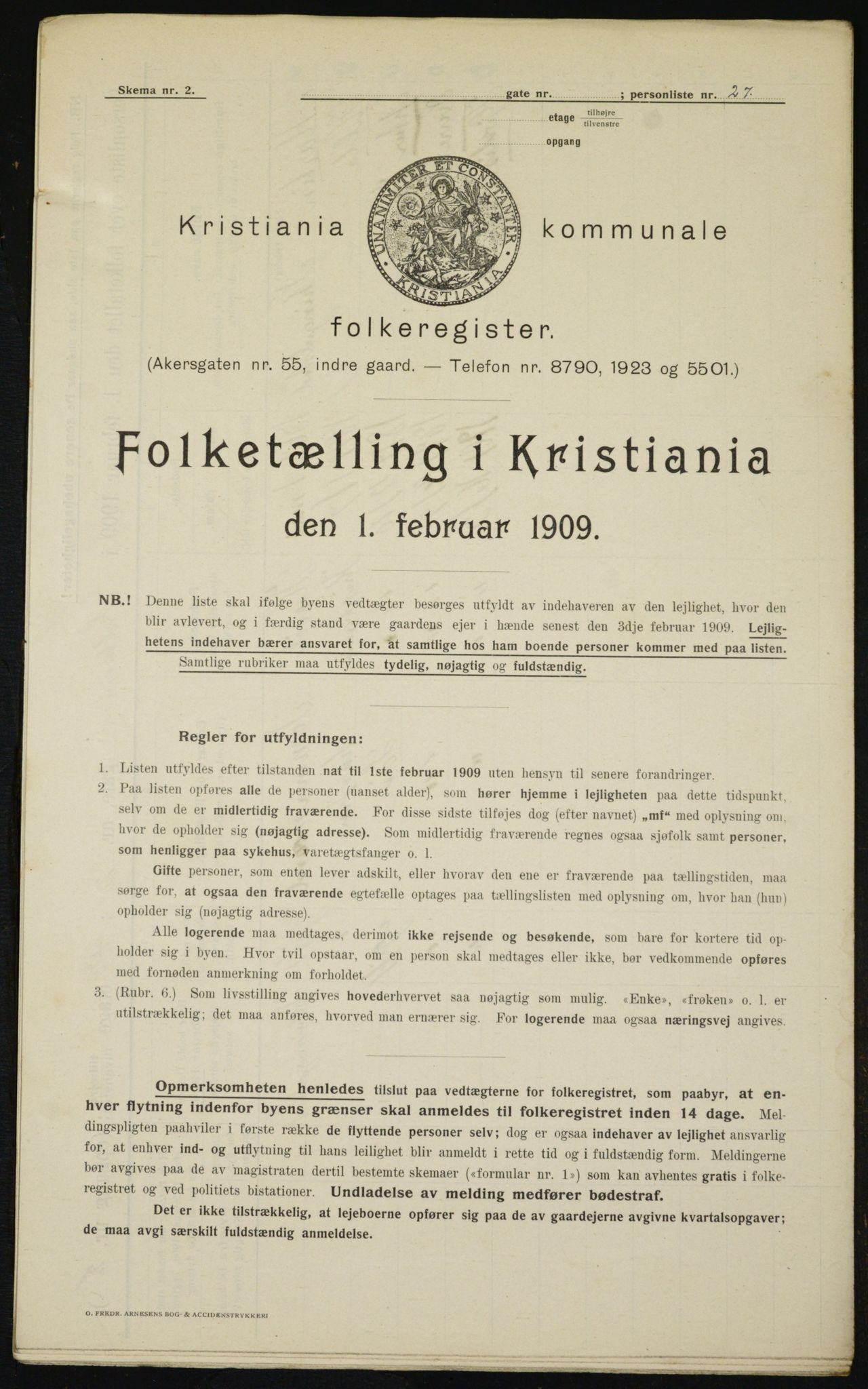 OBA, Municipal Census 1909 for Kristiania, 1909, p. 90246