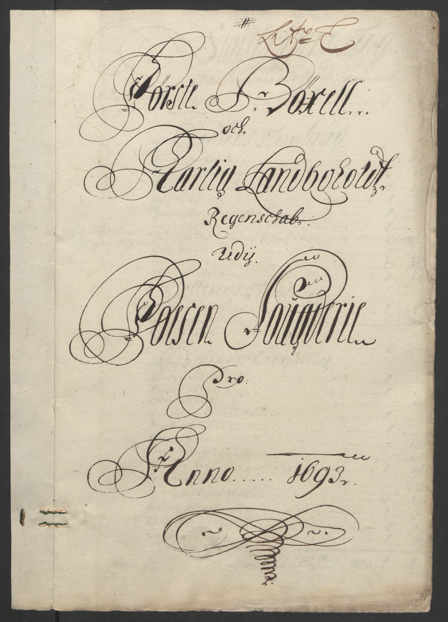 Rentekammeret inntil 1814, Reviderte regnskaper, Fogderegnskap, RA/EA-4092/R57/L3849: Fogderegnskap Fosen, 1692-1693, p. 549
