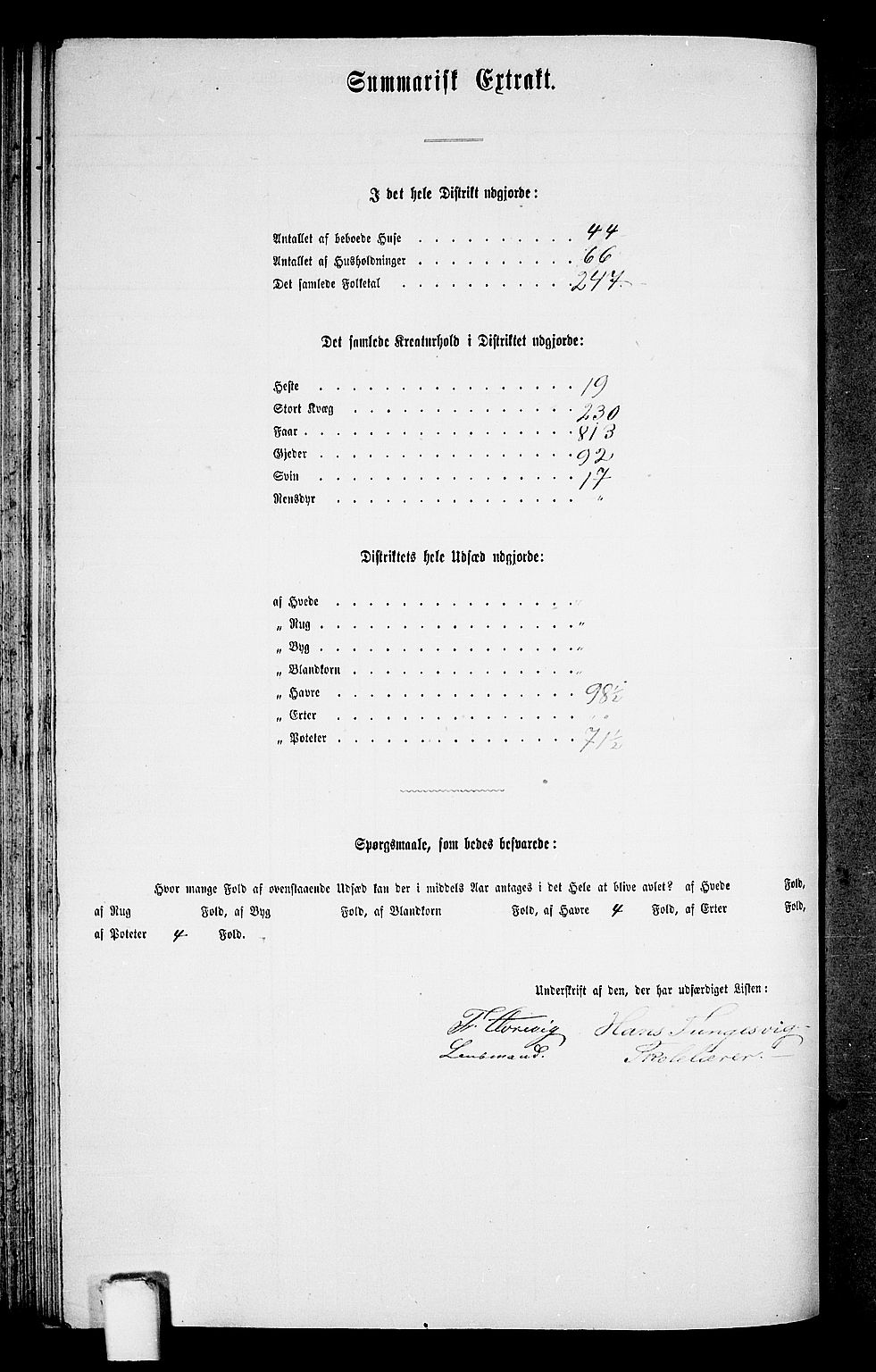 RA, 1865 census for Skånevik, 1865, p. 113