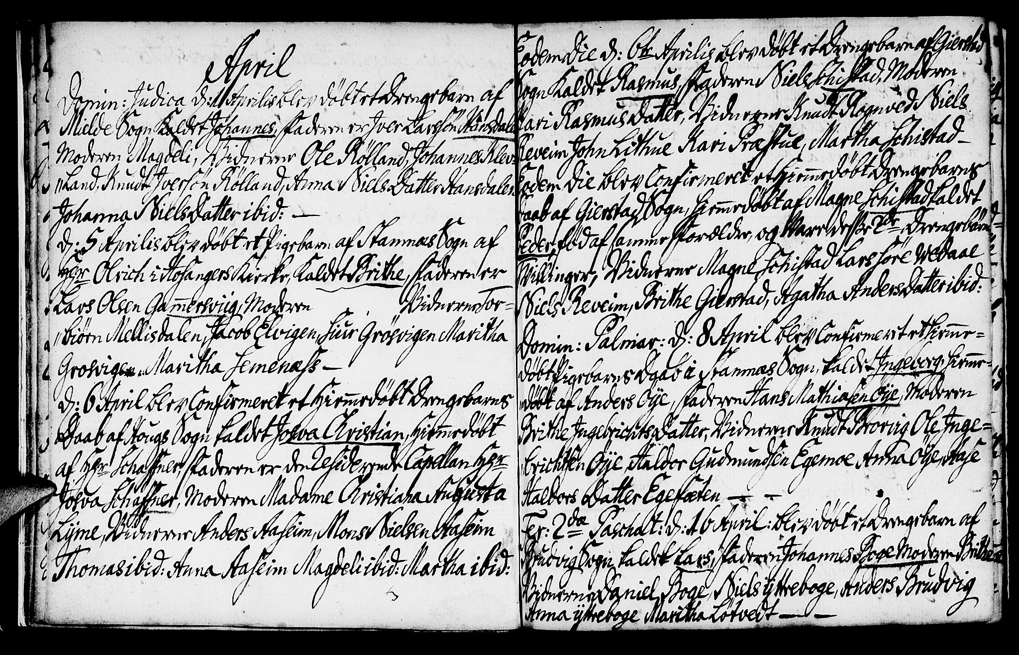 Haus sokneprestembete, AV/SAB-A-75601/H/Haa: Parish register (official) no. A 8, 1754-1769, p. 7