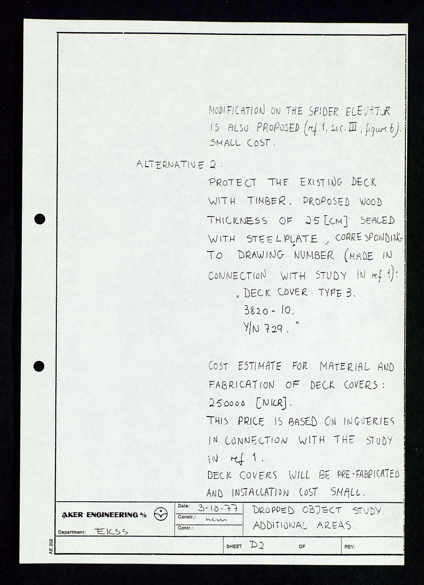 Pa 1339 - Statoil ASA, SAST/A-101656/0001/D/Dm/L0348: Gravitasjonsplattform betong, 1975-1978, p. 258