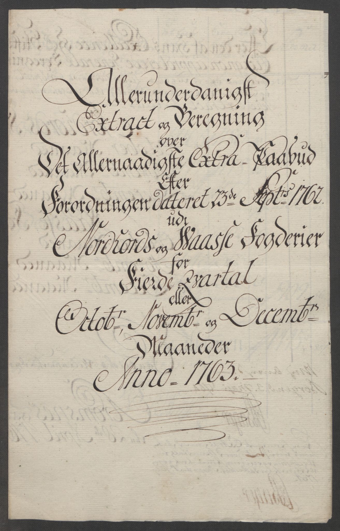 Rentekammeret inntil 1814, Reviderte regnskaper, Fogderegnskap, AV/RA-EA-4092/R51/L3303: Ekstraskatten Nordhordland og Voss, 1762-1772, p. 48