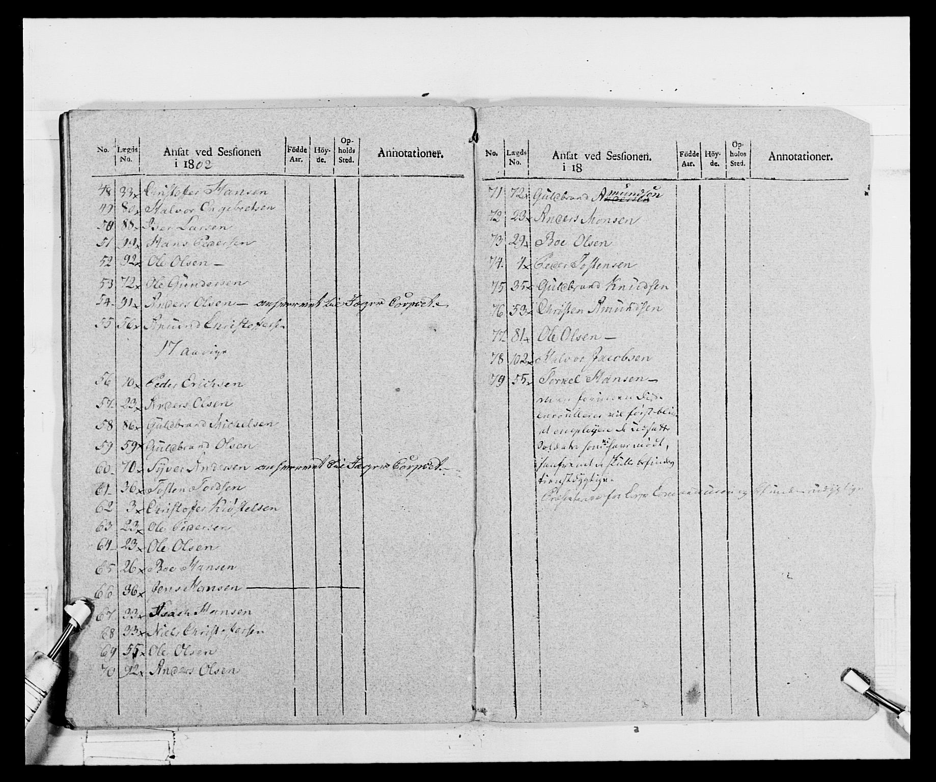 Generalitets- og kommissariatskollegiet, Det kongelige norske kommissariatskollegium, AV/RA-EA-5420/E/Eh/L0068: Opplandske nasjonale infanteriregiment, 1802-1805, p. 101