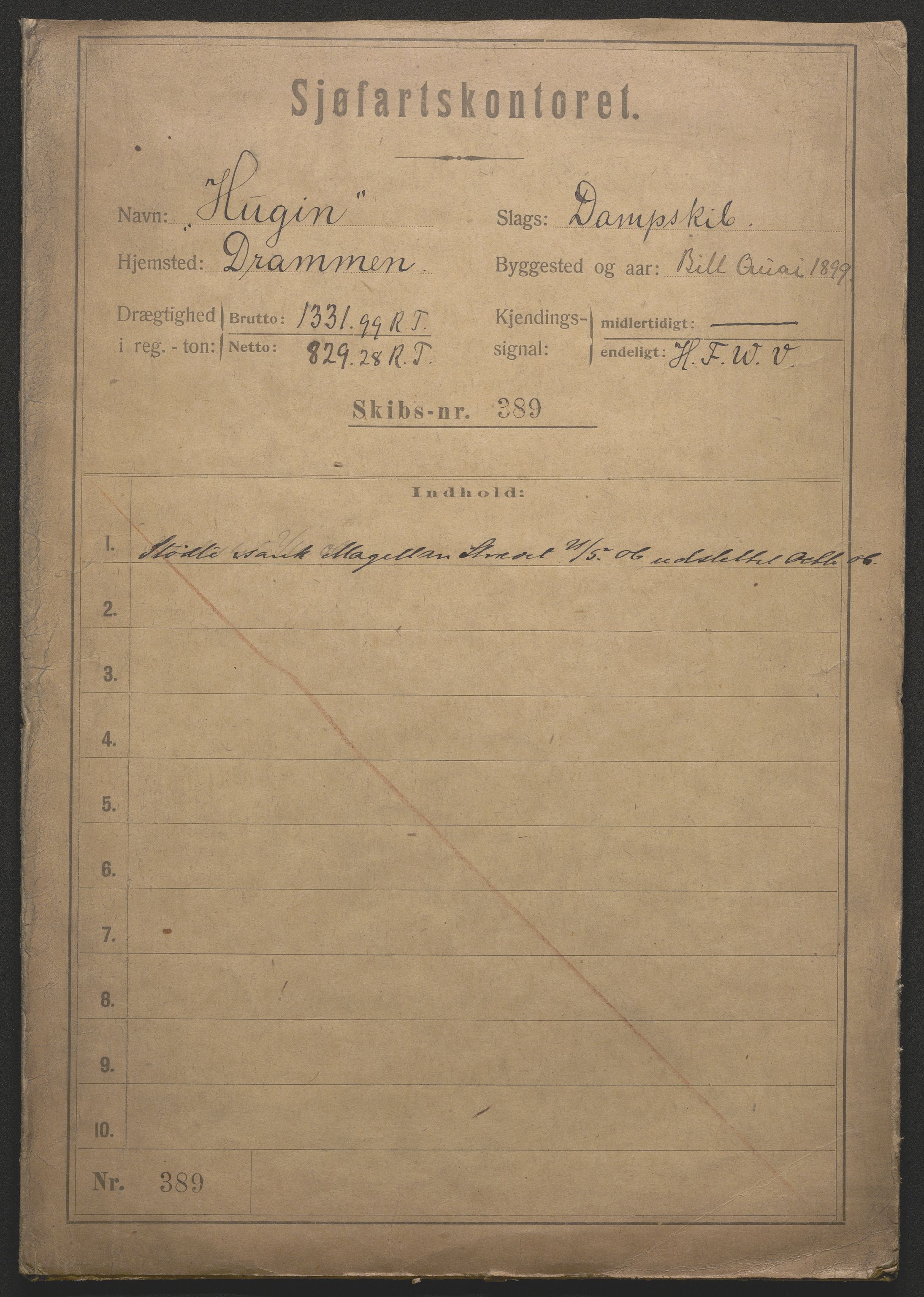 Sjøfartsdirektoratet med forløpere, skipsmapper slettede skip, RA/S-4998/F/Fa/L0519: --, 1850-1922, p. 630