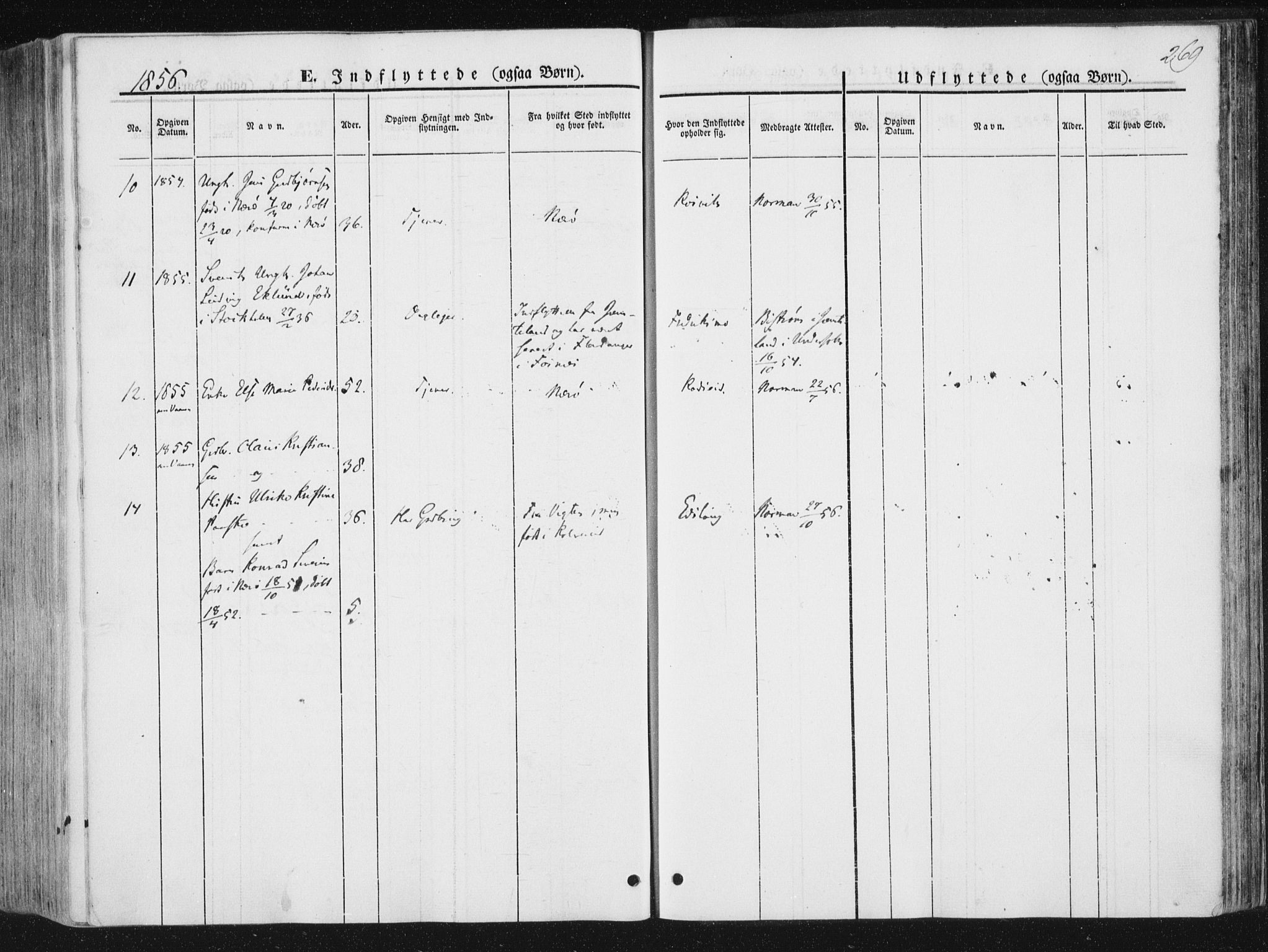 Ministerialprotokoller, klokkerbøker og fødselsregistre - Nord-Trøndelag, AV/SAT-A-1458/780/L0640: Parish register (official) no. 780A05, 1845-1856, p. 269