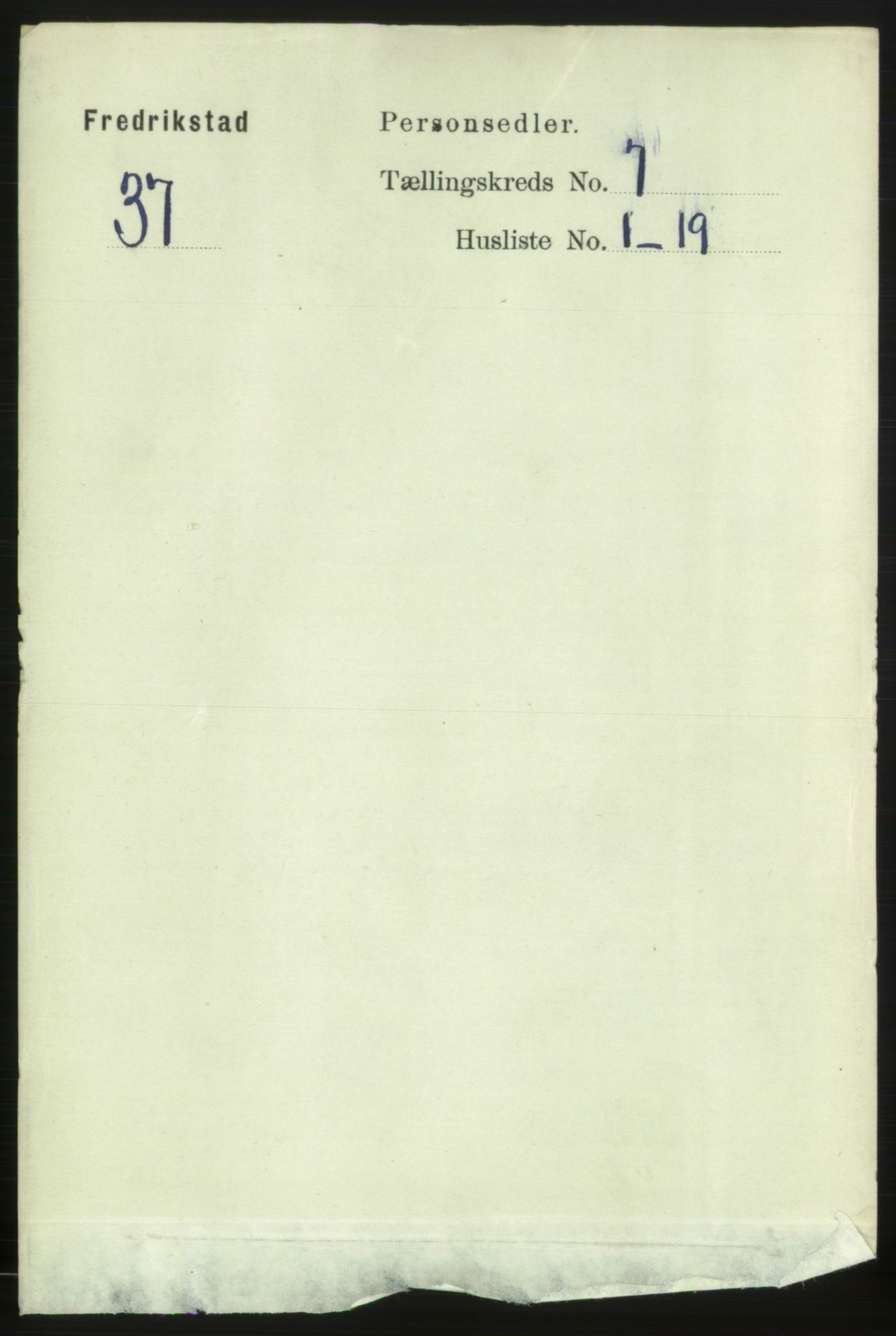 RA, 1891 census for 0103 Fredrikstad, 1891, p. 8709