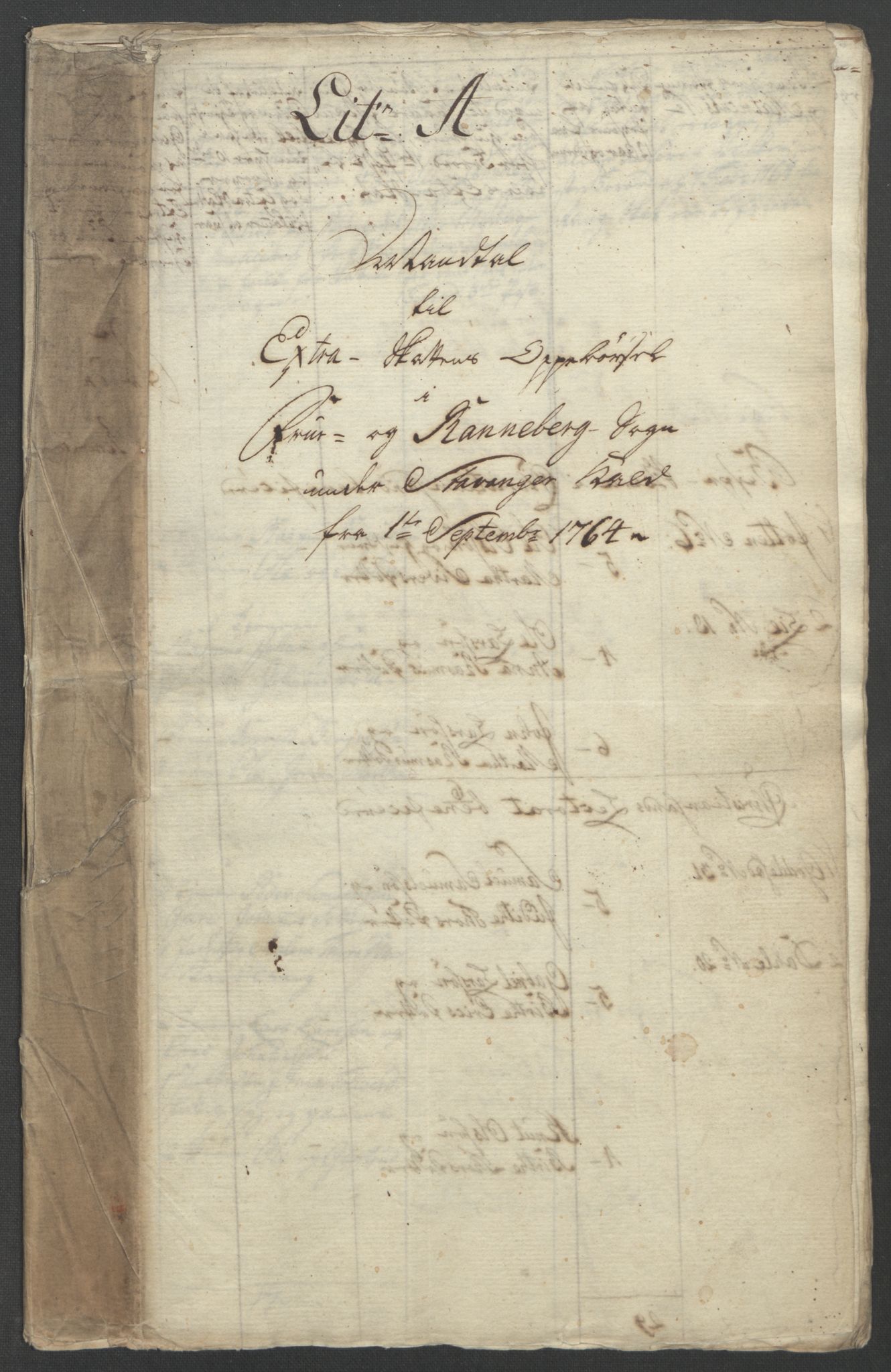 Rentekammeret inntil 1814, Reviderte regnskaper, Fogderegnskap, RA/EA-4092/R46/L2836: Ekstraskatten Jæren og Dalane, 1764-1766, p. 91