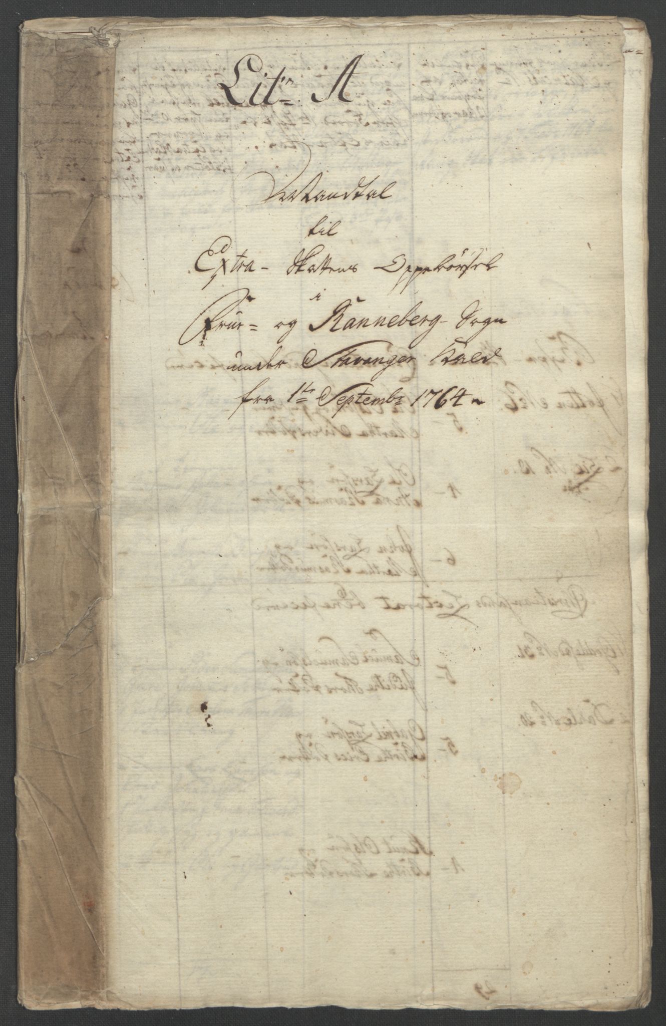 Rentekammeret inntil 1814, Reviderte regnskaper, Fogderegnskap, AV/RA-EA-4092/R46/L2836: Ekstraskatten Jæren og Dalane, 1764-1766, p. 91