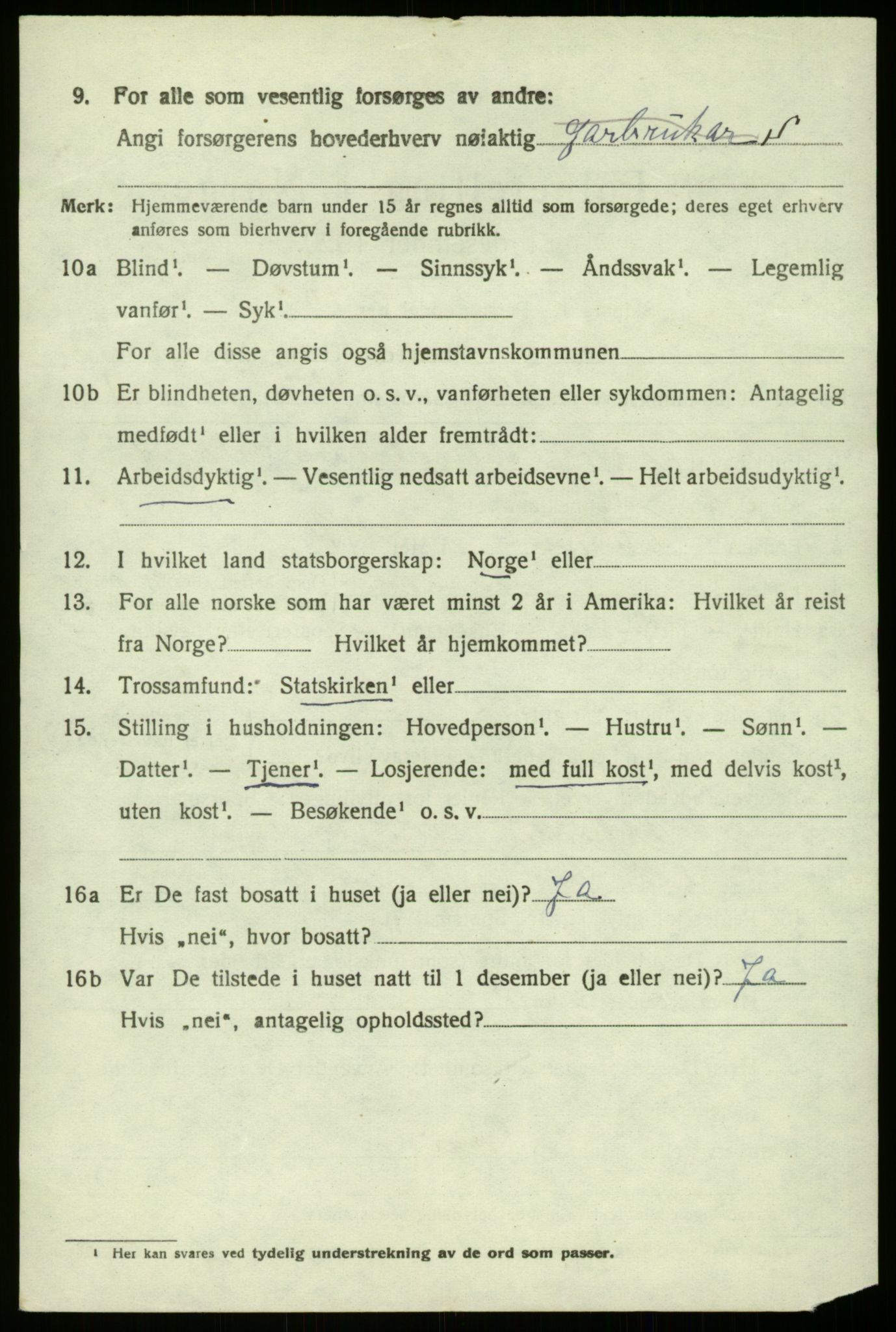 SAB, 1920 census for Lindås, 1920, p. 2828