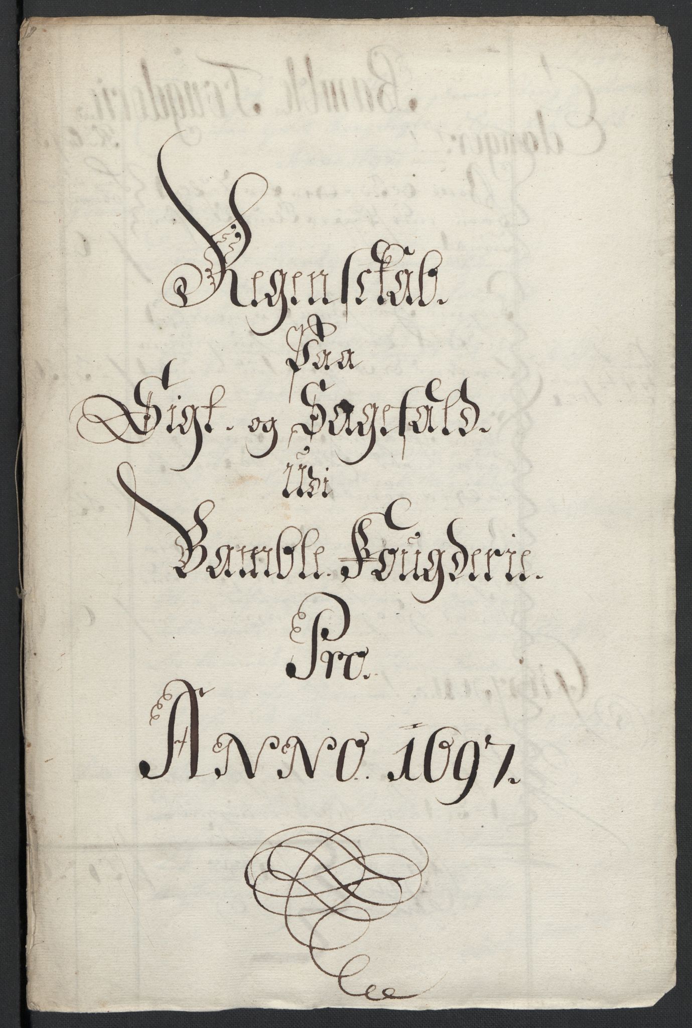 Rentekammeret inntil 1814, Reviderte regnskaper, Fogderegnskap, RA/EA-4092/R36/L2097: Fogderegnskap Øvre og Nedre Telemark og Bamble, 1697, p. 41