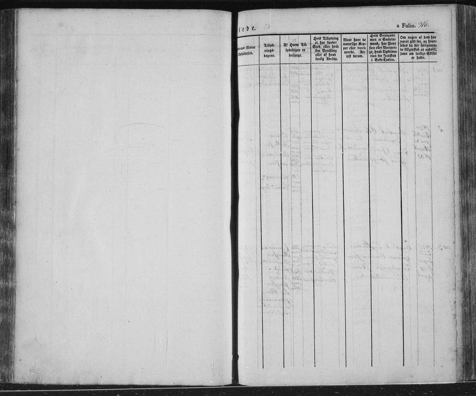 Vennesla sokneprestkontor, AV/SAK-1111-0045/Fa/Fac/L0004: Parish register (official) no. A 4, 1834-1855, p. 316