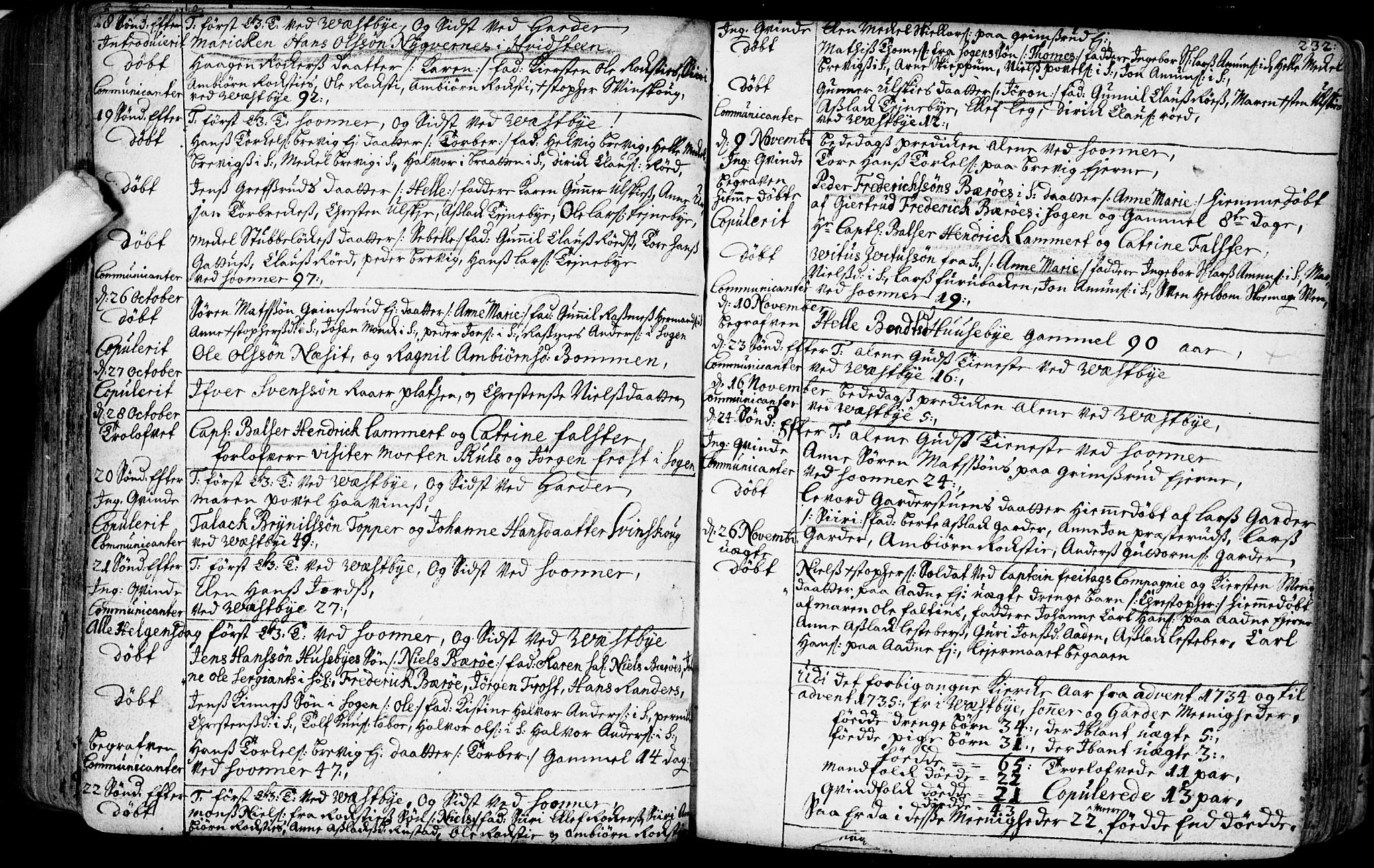 Vestby prestekontor Kirkebøker, AV/SAO-A-10893/F/Fa/L0001.b: Parish register (official) no. I 1B, 1714-1759, p. 232