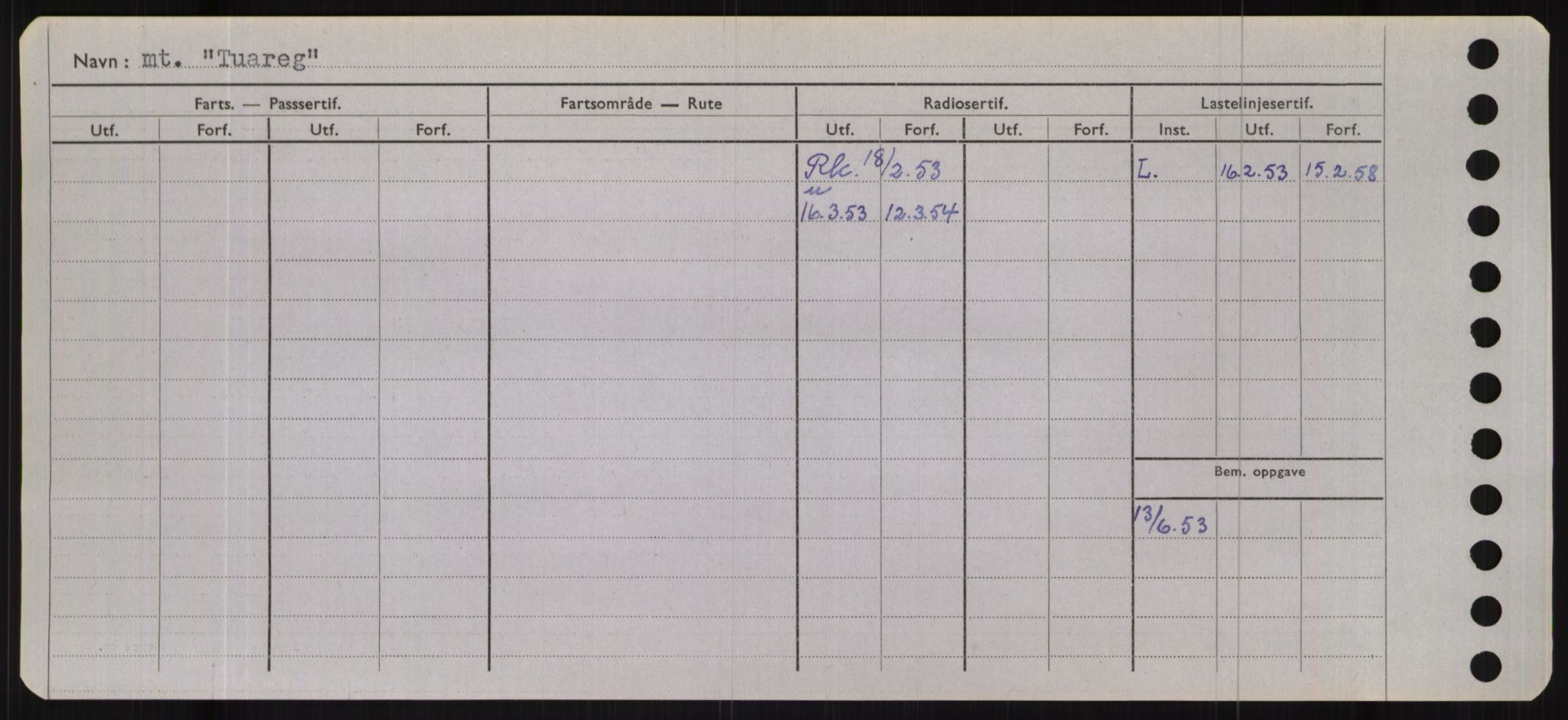 Sjøfartsdirektoratet med forløpere, Skipsmålingen, RA/S-1627/H/Hb/L0005: Fartøy, T-Å, p. 234