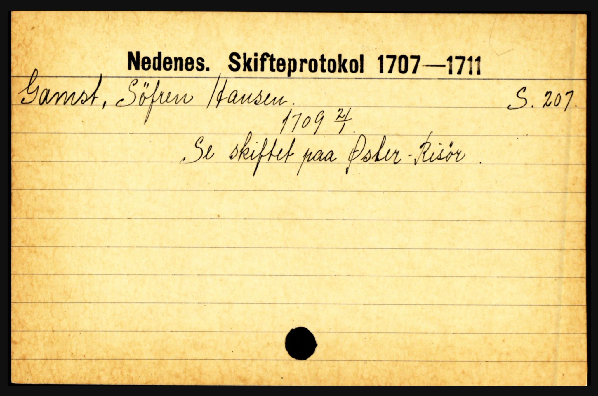 Nedenes sorenskriveri før 1824, AV/SAK-1221-0007/H, p. 8511