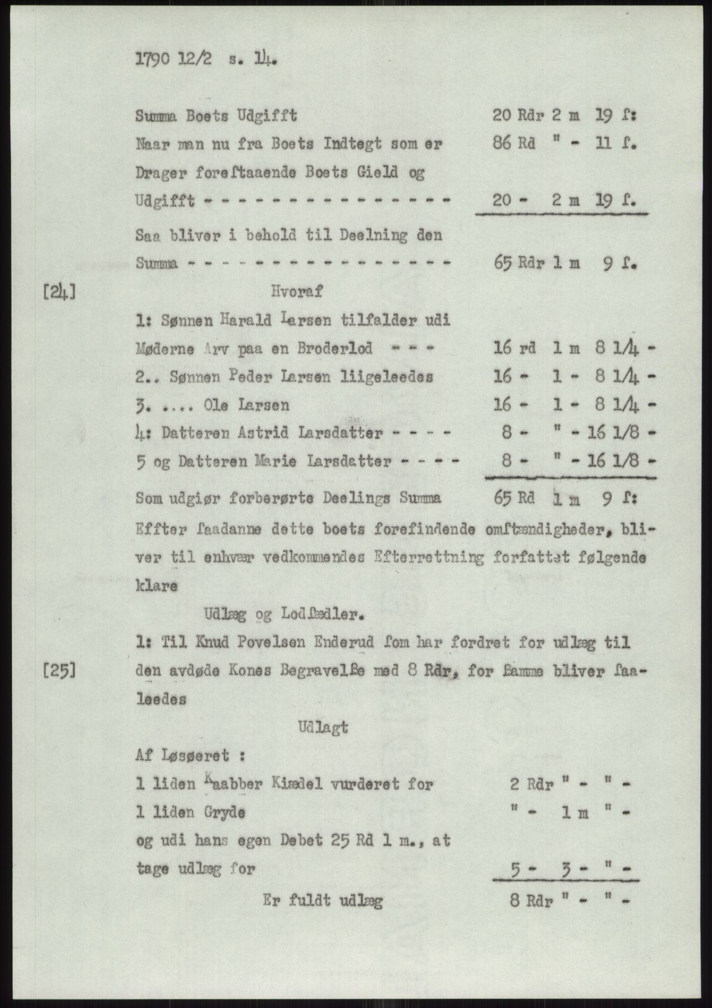 Samlinger til kildeutgivelse, Diplomavskriftsamlingen, AV/RA-EA-4053/H/Ha, p. 961