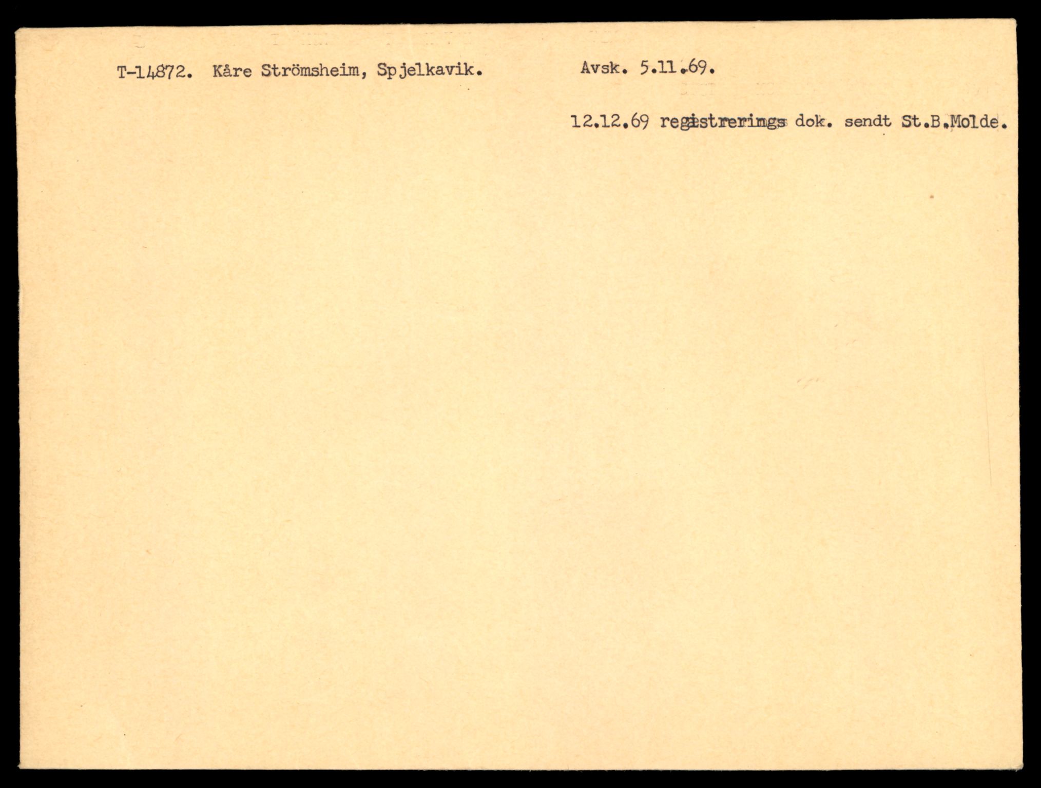 Møre og Romsdal vegkontor - Ålesund trafikkstasjon, AV/SAT-A-4099/F/Fe/L0049: Registreringskort for kjøretøy T 14864 - T 18613, 1927-1998, p. 231