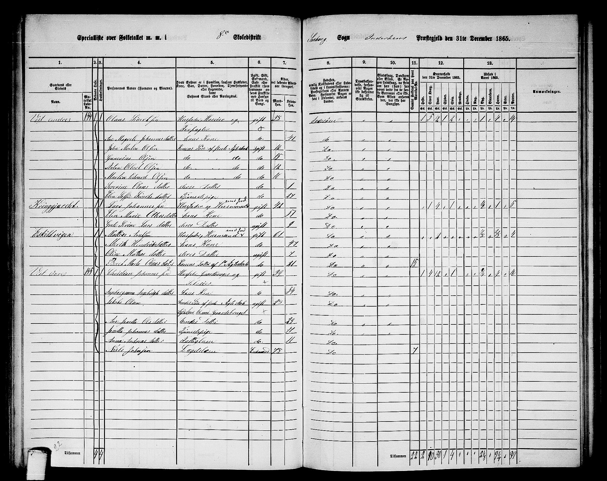 RA, 1865 census for Inderøy, 1865, p. 113