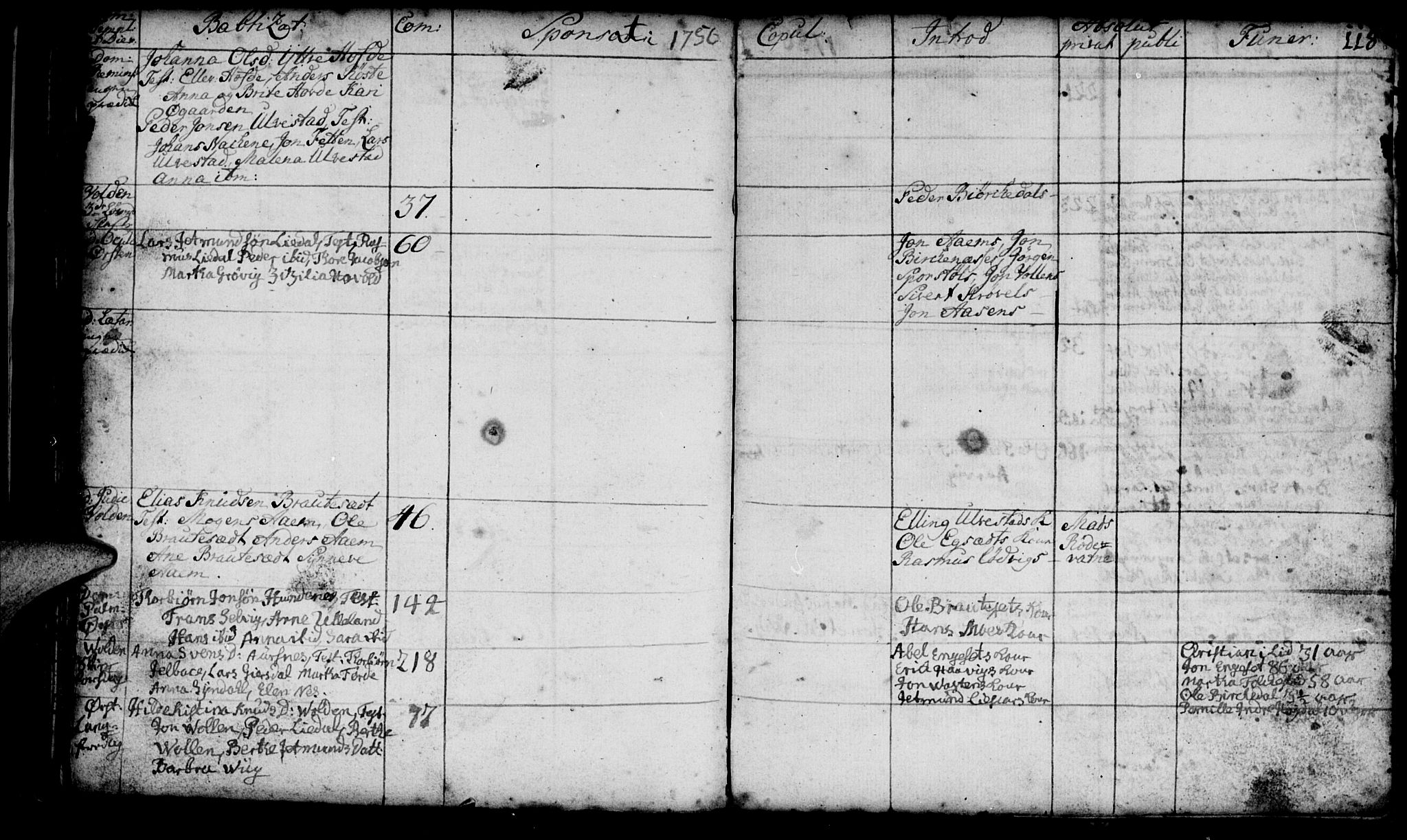 Ministerialprotokoller, klokkerbøker og fødselsregistre - Møre og Romsdal, AV/SAT-A-1454/511/L0135: Parish register (official) no. 511A02, 1741-1760, p. 118