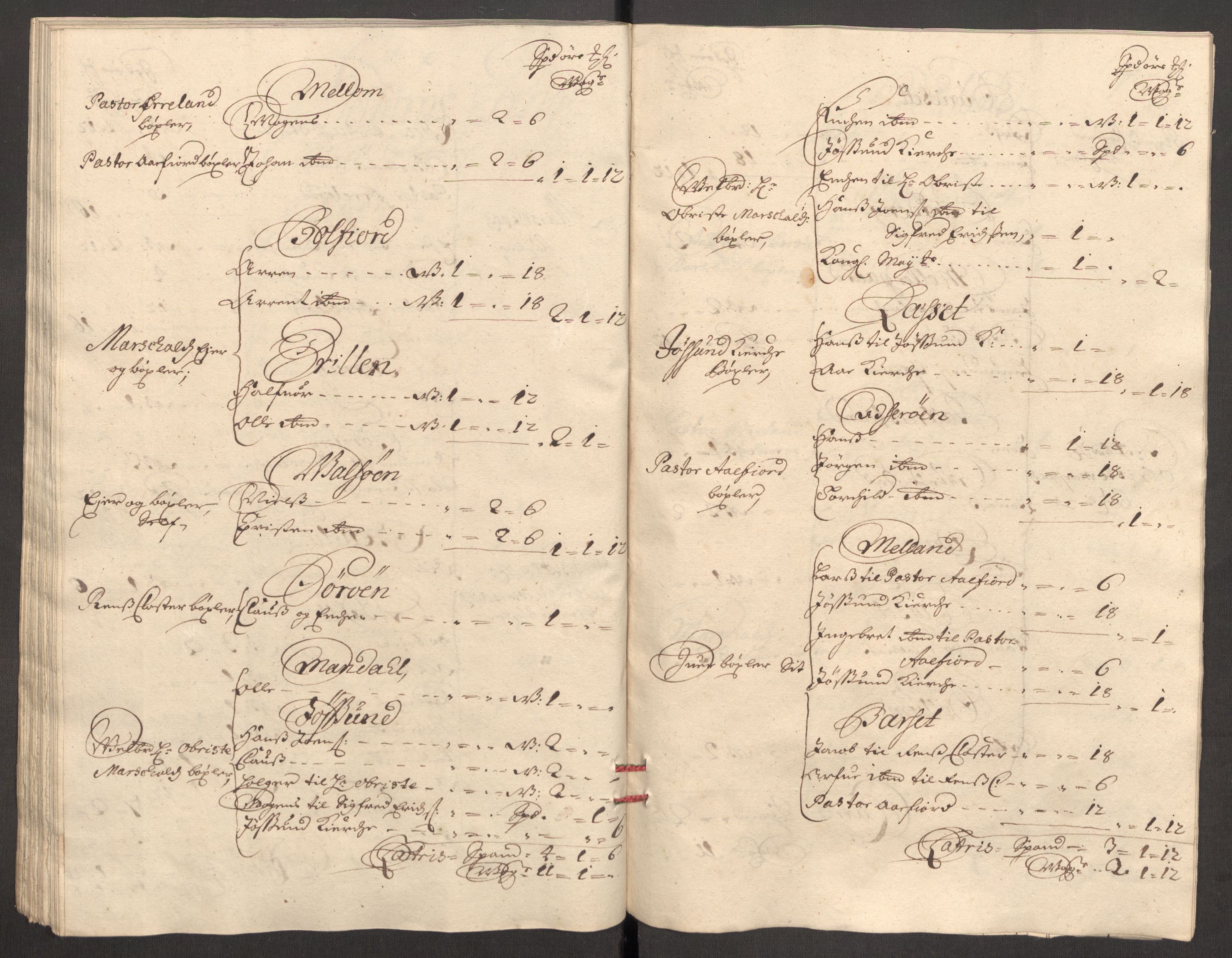 Rentekammeret inntil 1814, Reviderte regnskaper, Fogderegnskap, AV/RA-EA-4092/R57/L3855: Fogderegnskap Fosen, 1702-1703, p. 295