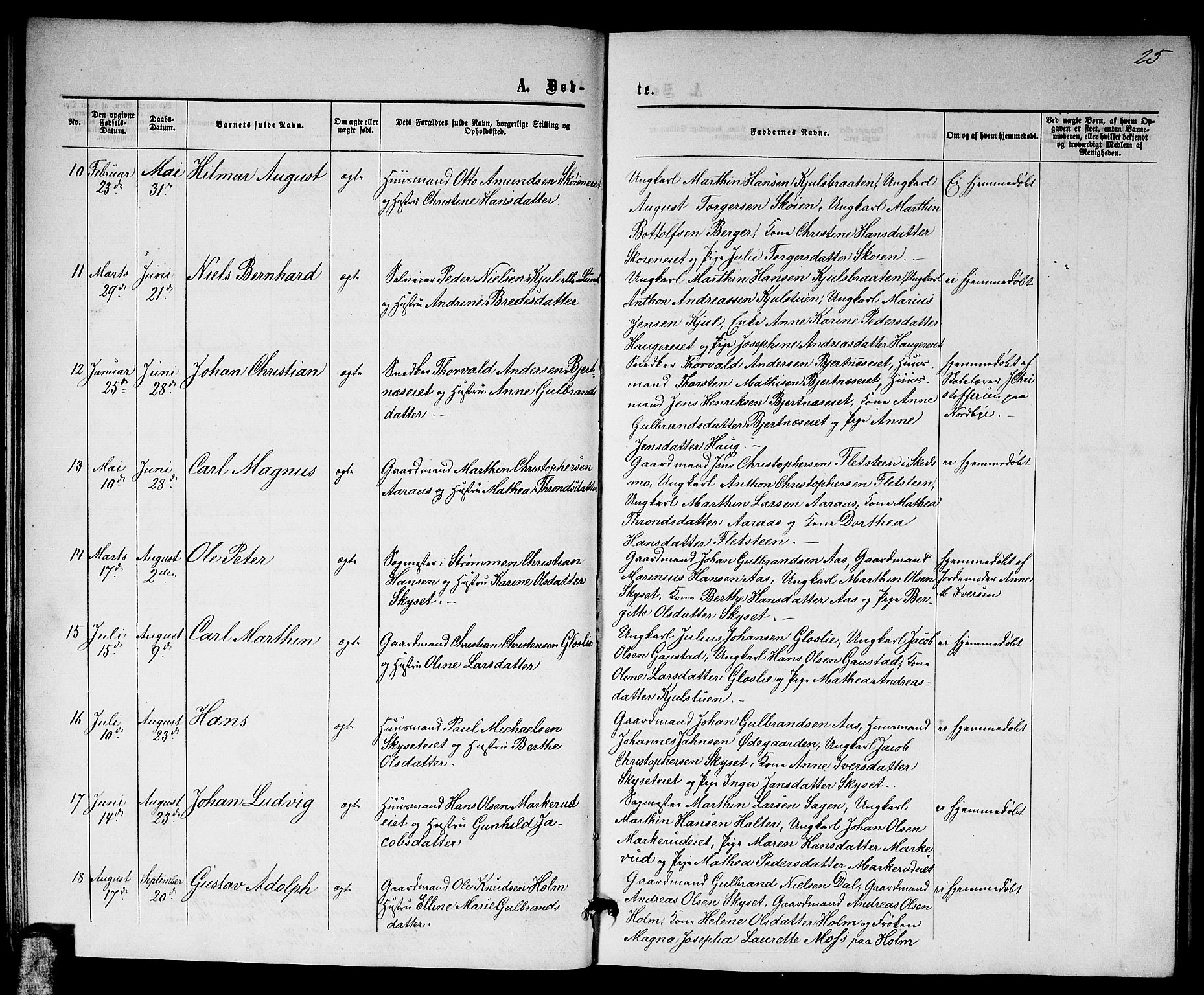 Nittedal prestekontor Kirkebøker, AV/SAO-A-10365a/G/Ga/L0001: Parish register (copy) no. I 1, 1859-1878, p. 25