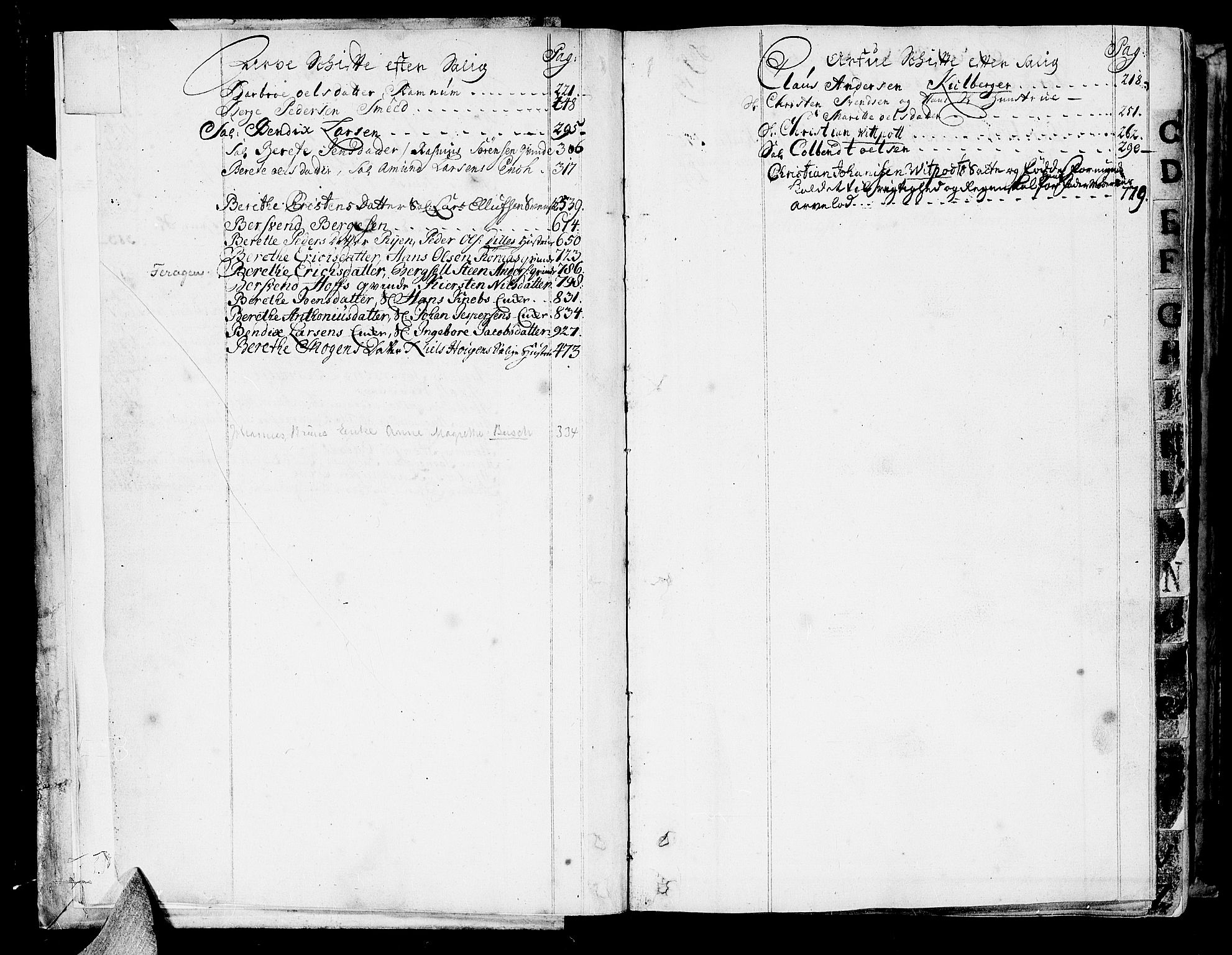 Røros Bergrett, SAT/A-0024/3/3A/L0004: Skifteprotokoll, 1722-1742
