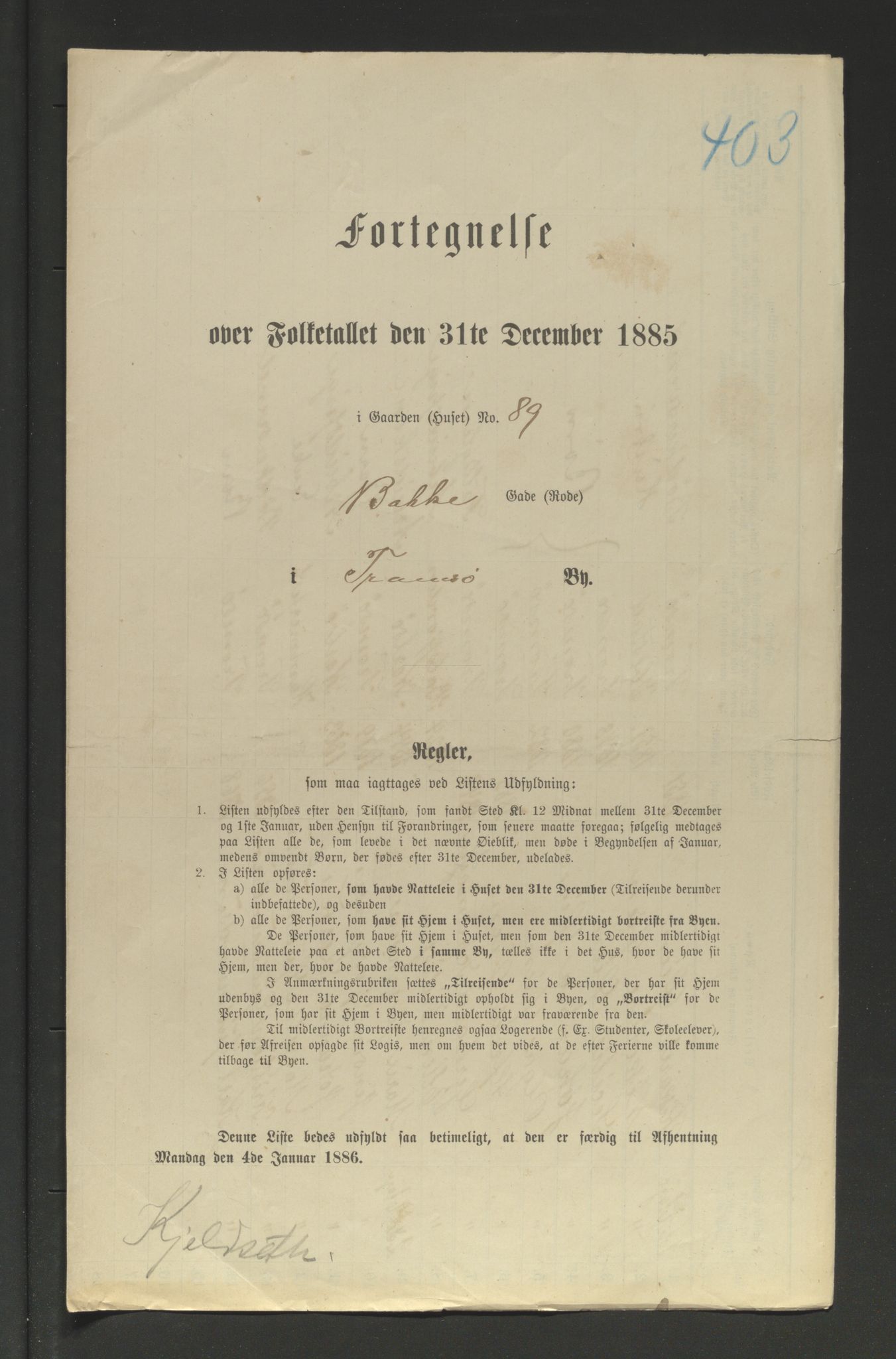 SATØ, 1885 census for 1902 Tromsø, 1885, p. 403a